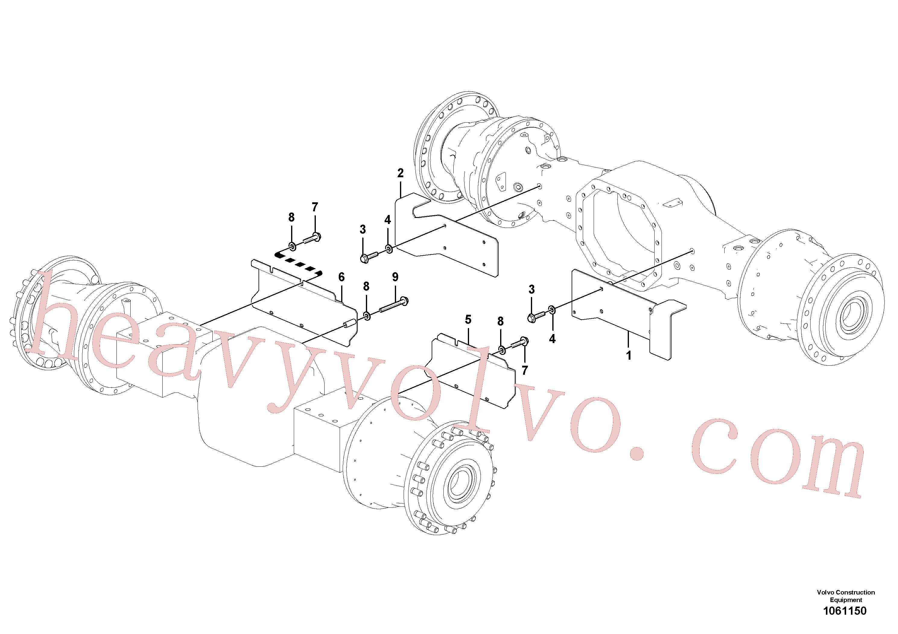 Volvo excavator part VOE994848 Washer for sale