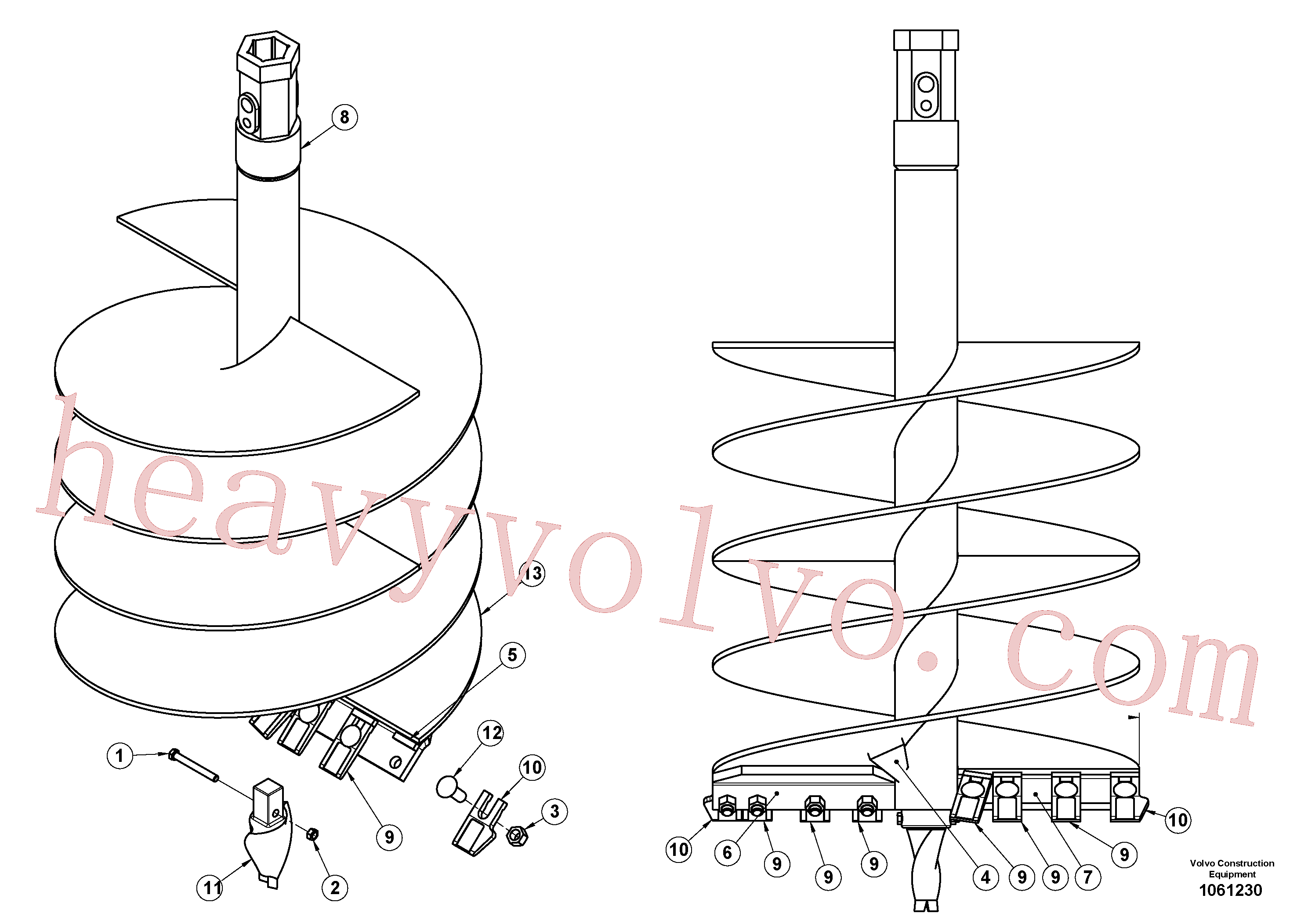 VOE16219766 Screw for Volvo Excavator spare