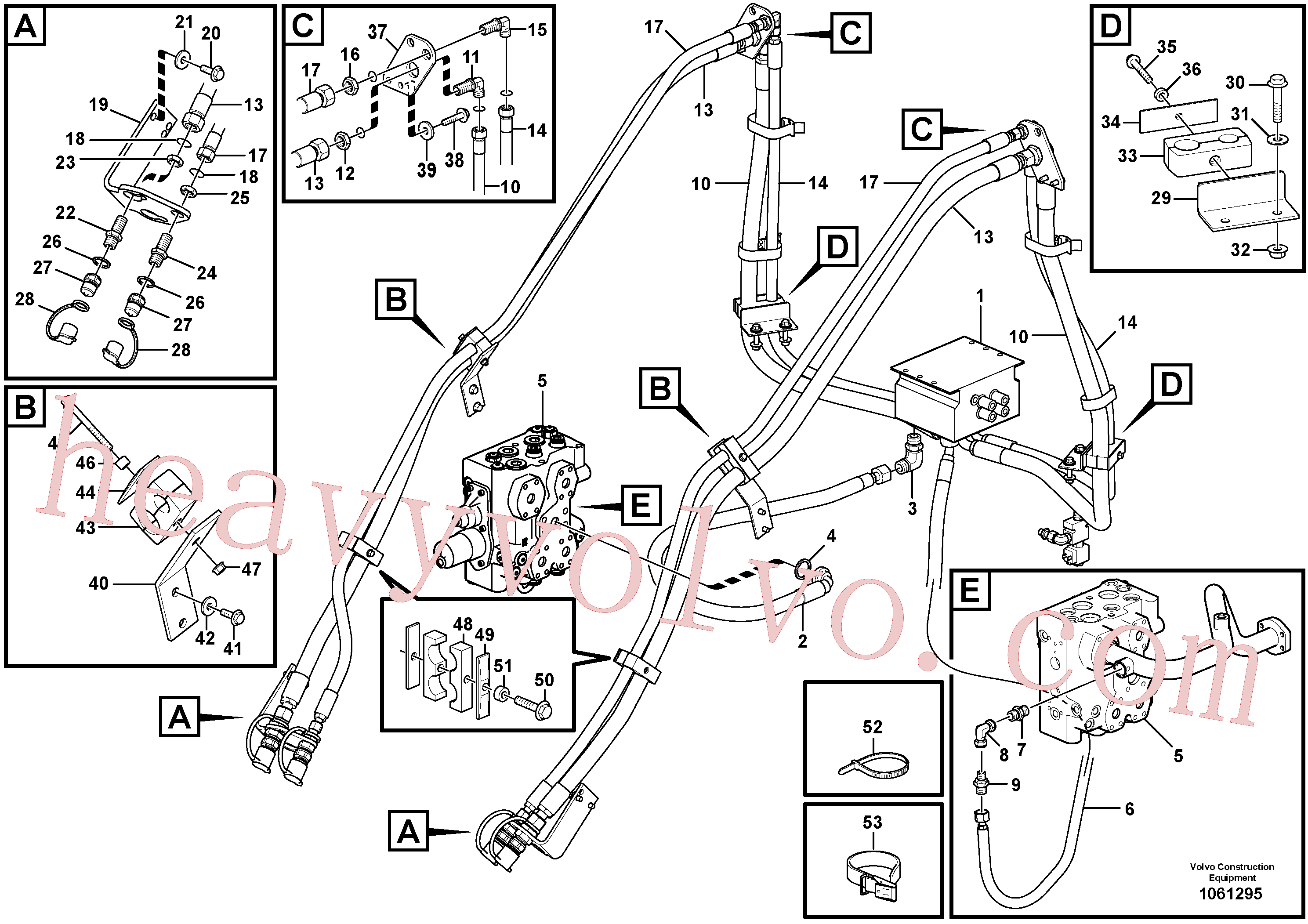 SA9403-04627 Hose assembly for Volvo Excavator Parts