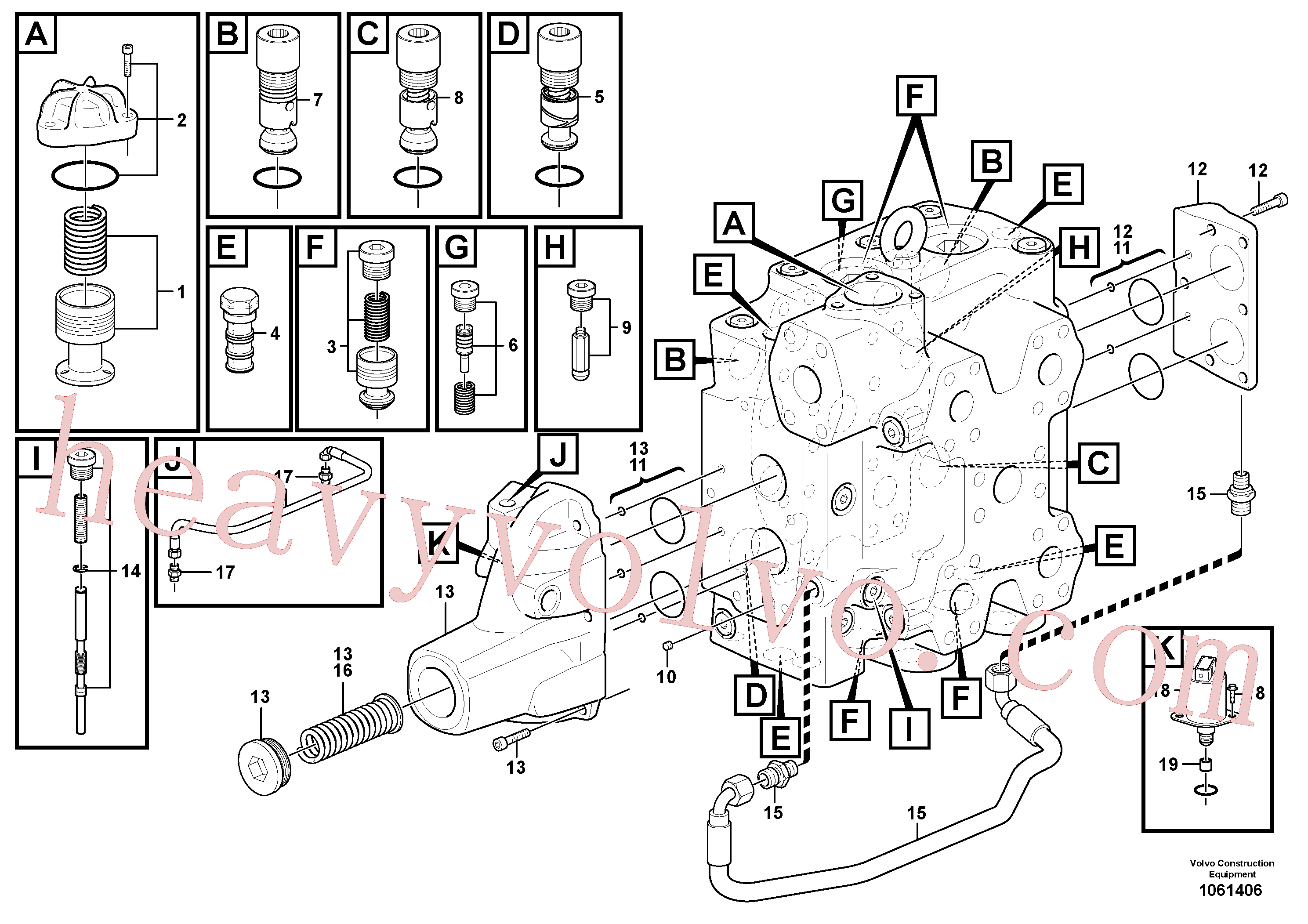 Volvo VOE15016962 Valve aftermarket part for sale