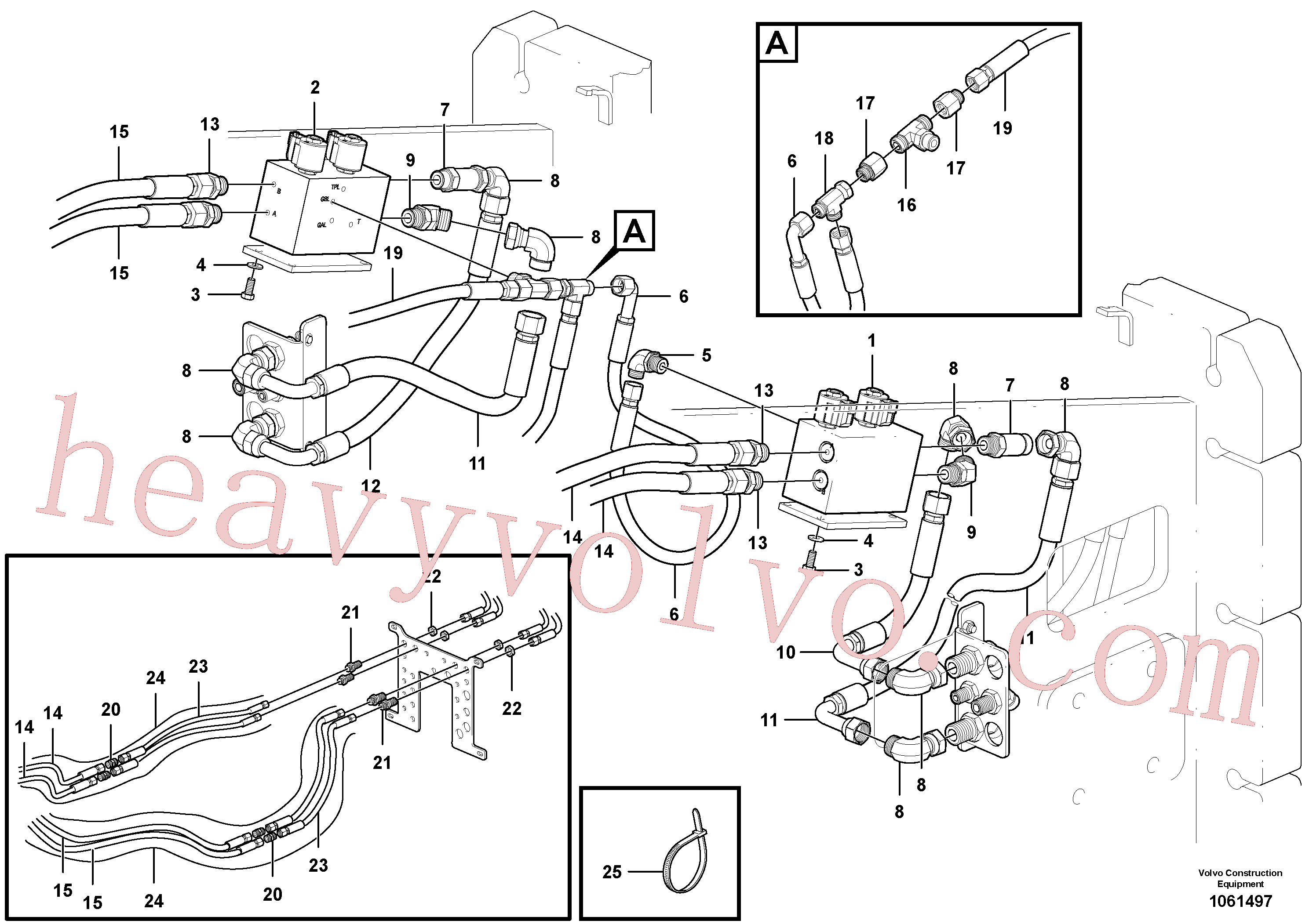CH14C-05ZI Plain washer for Volvo Excavator spare