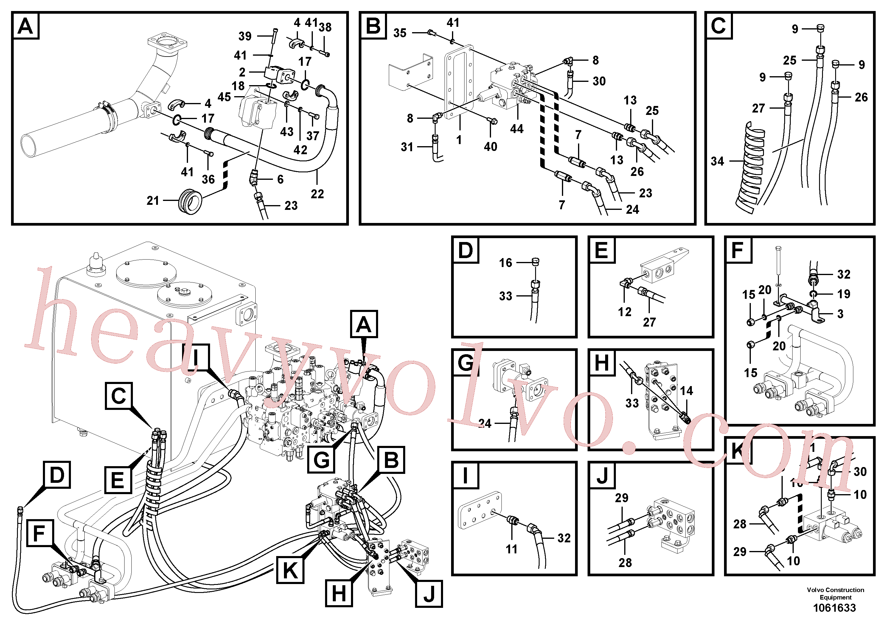 Volvo Assembly VOE938190 Hose assembly for sale