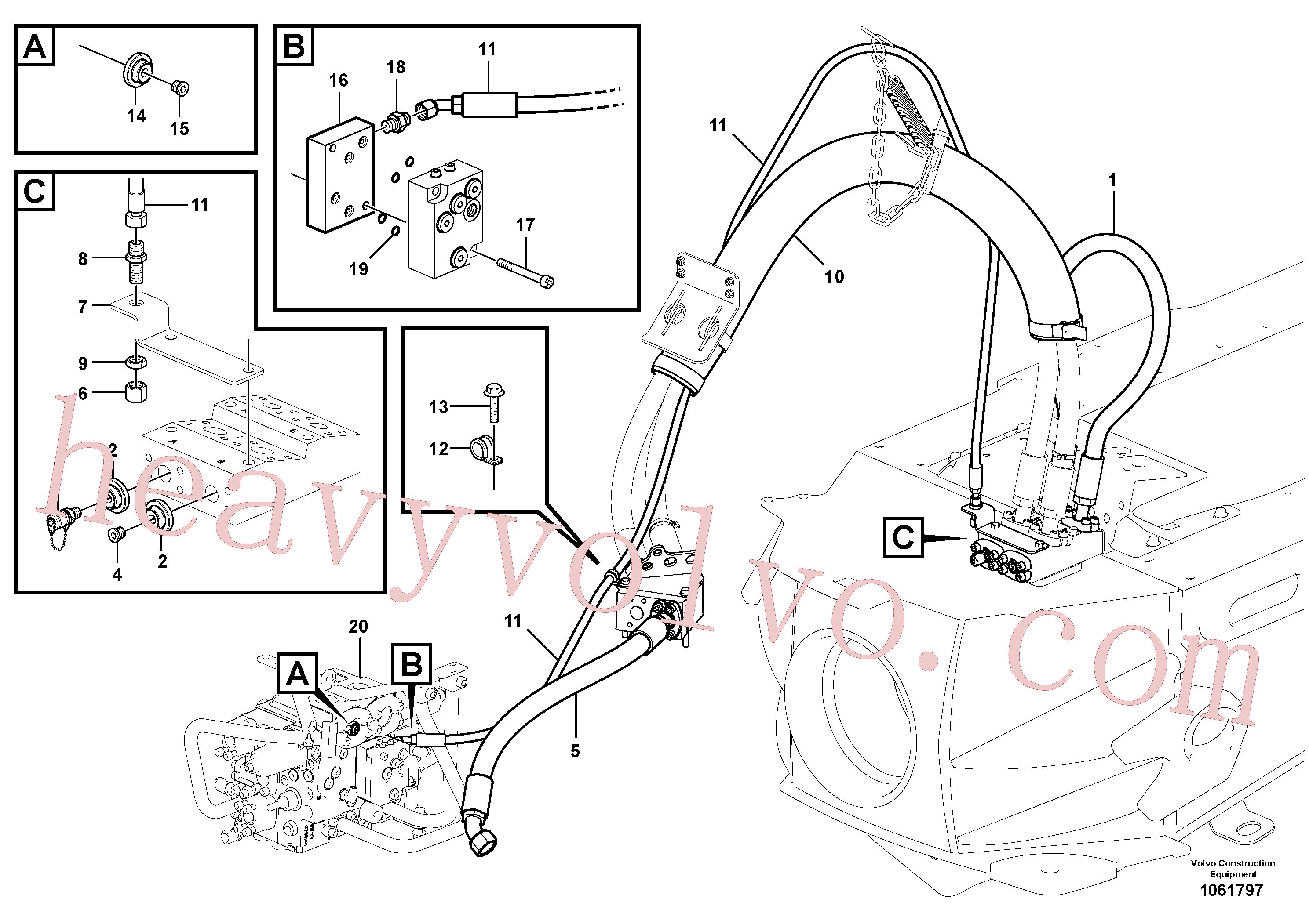 Volvo Assembly VOE15649852 Bracket for sale