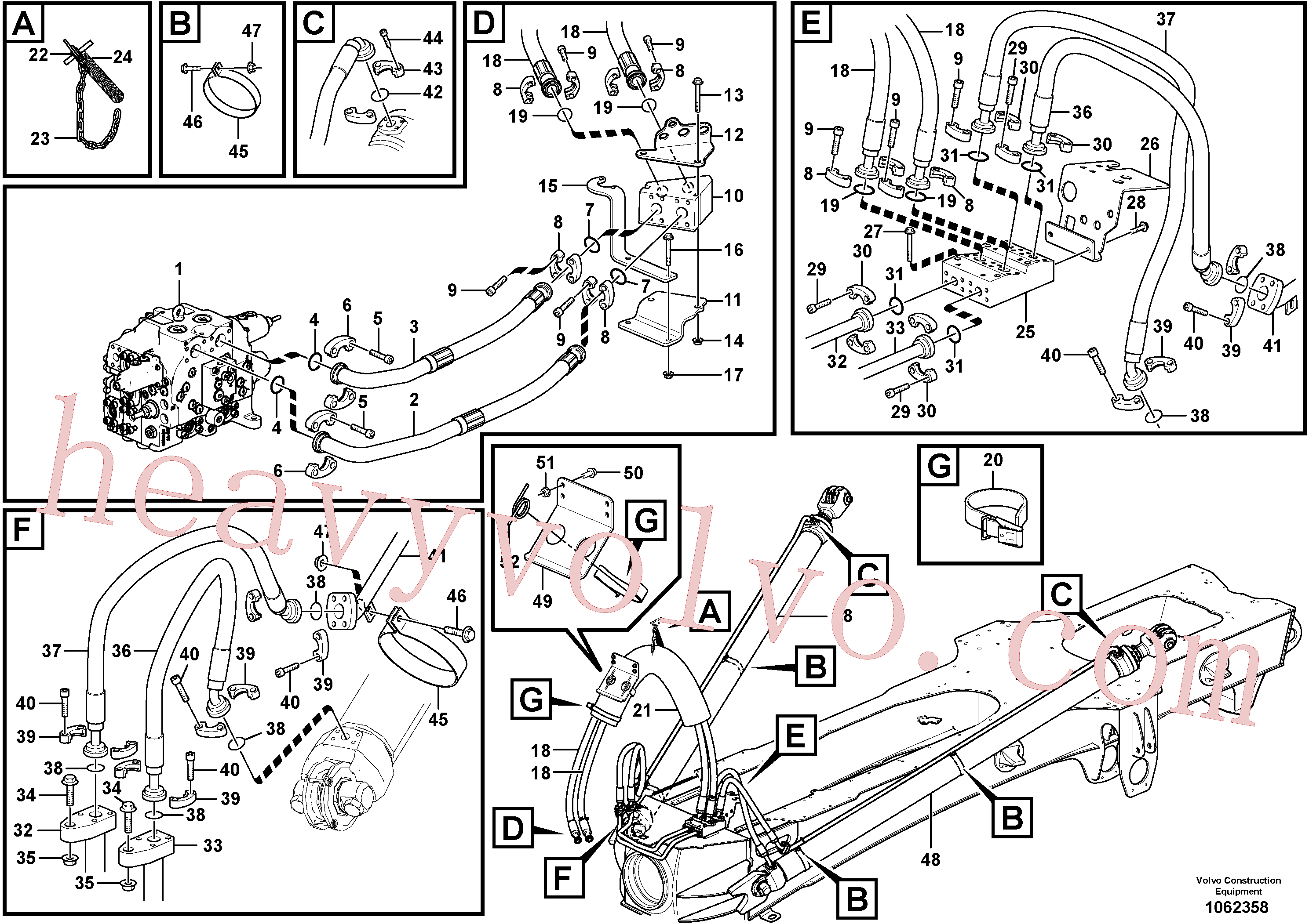 Volvo excavator part VOE13949238 O-ring for sale