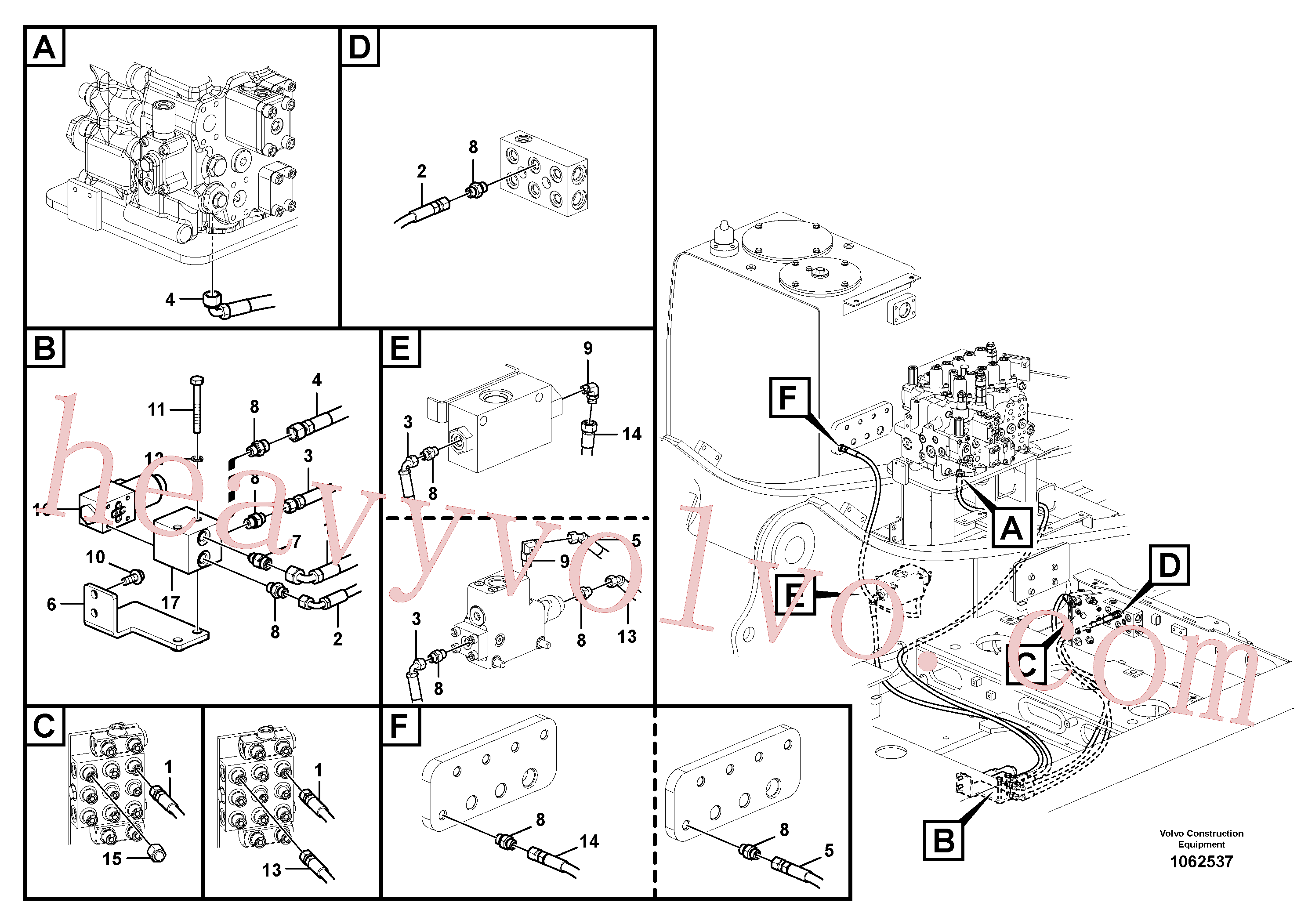 VOE937112 Pilot for Volvo Excavator spare