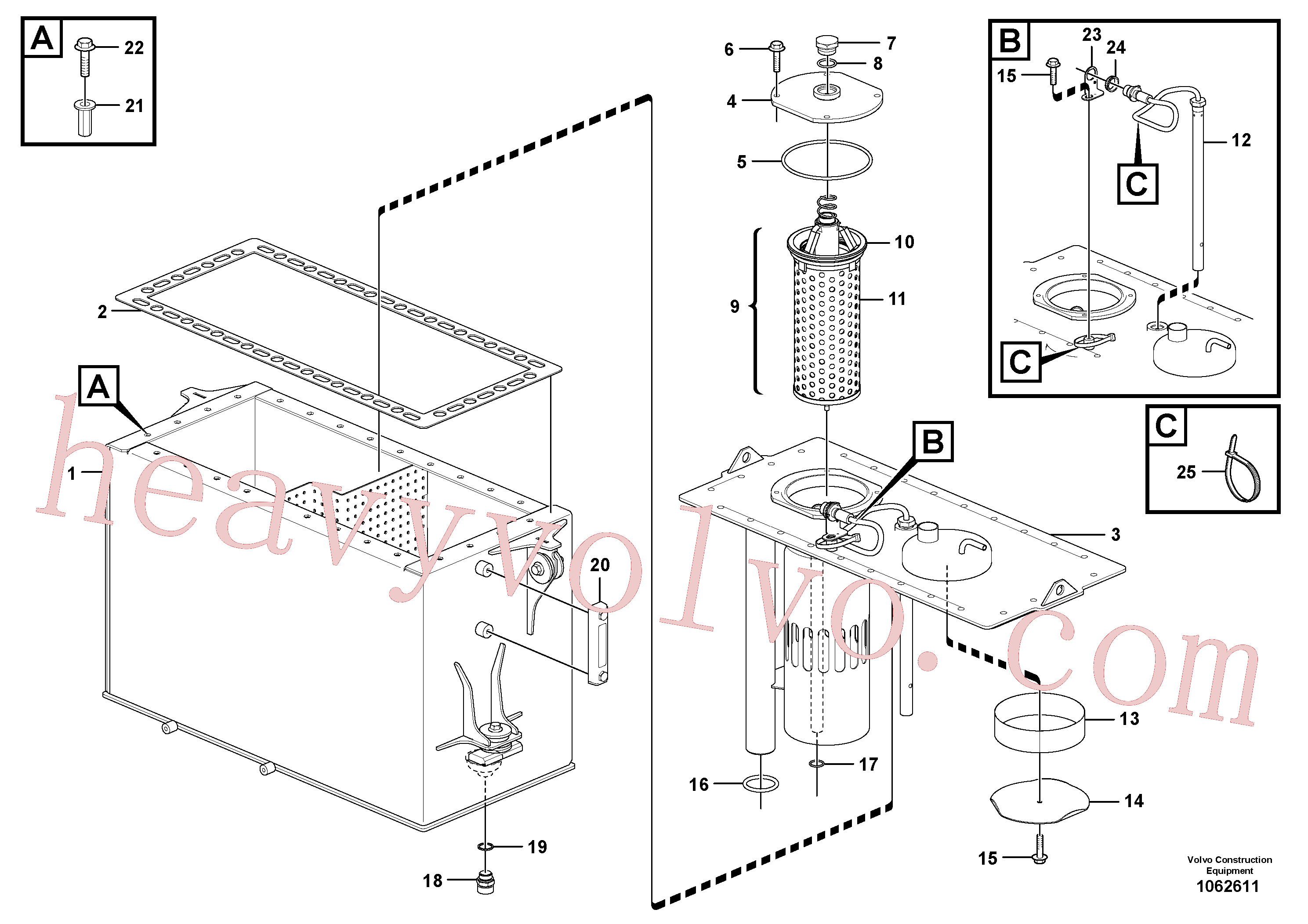 China Made VOE930932 O-ring parts for Volvo Excavator