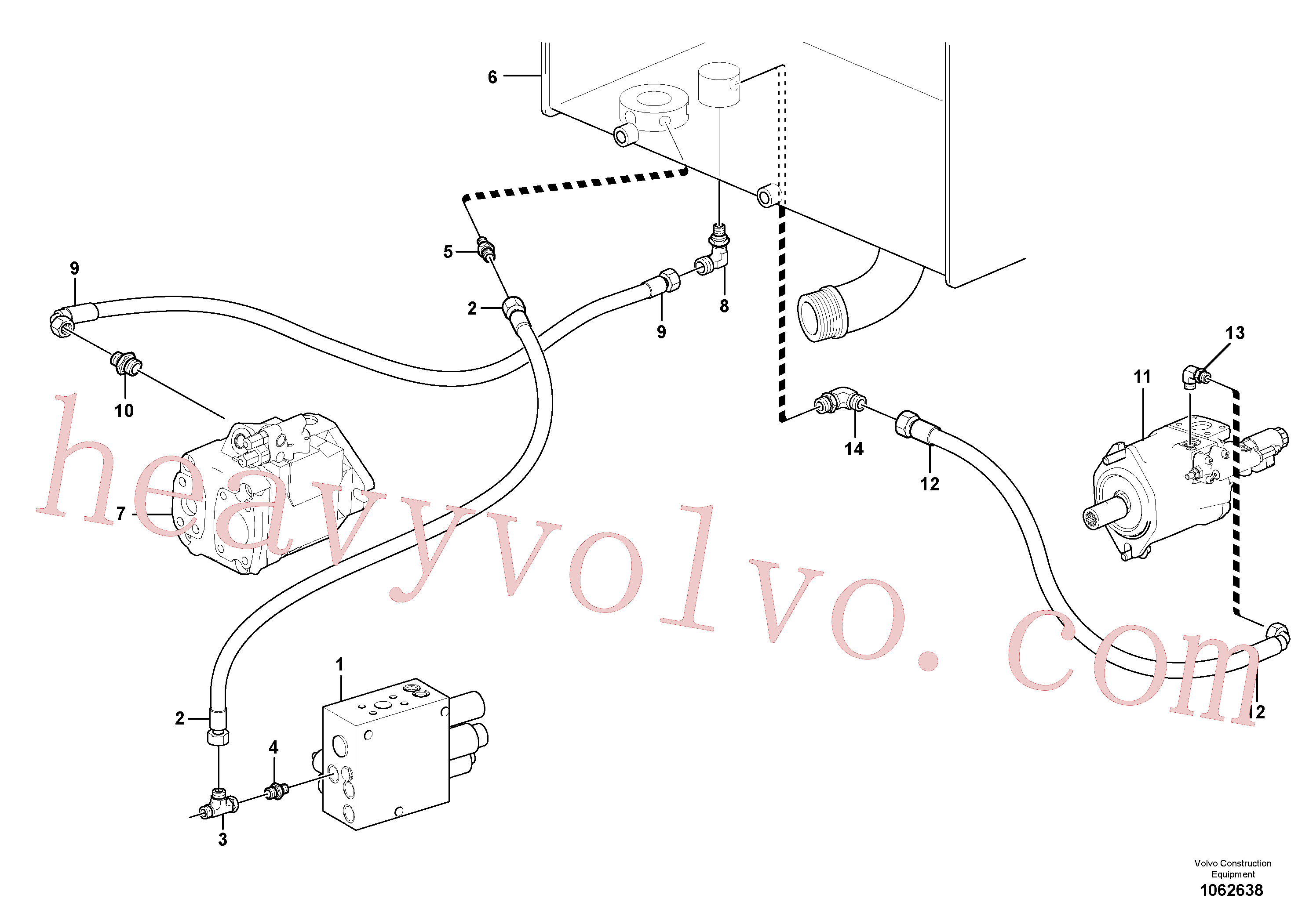 Wholesale VOE11411977 Hydraulic pump for Volvo Excavator