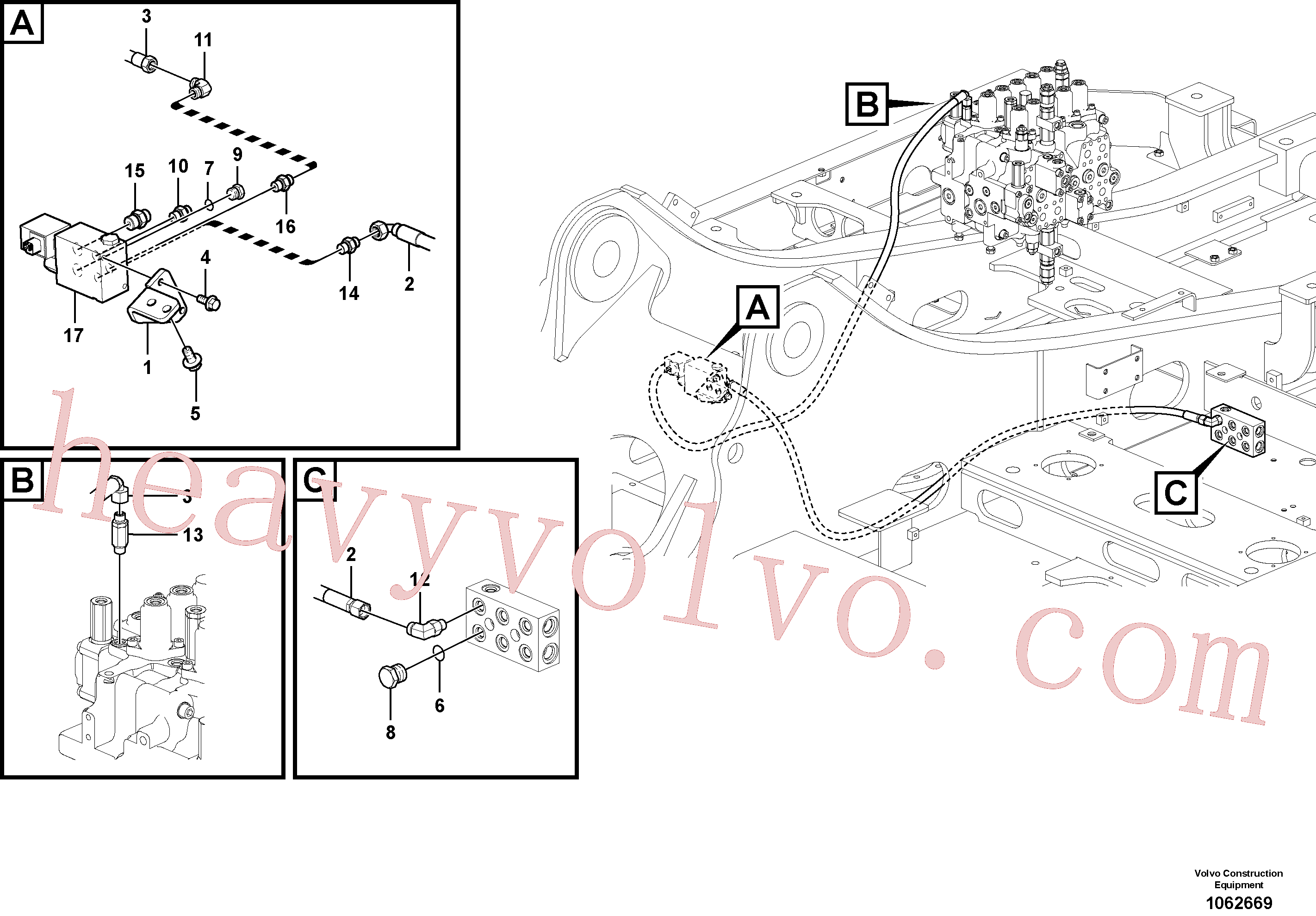 VOE936675 Rockmaster/1SC for Volvo Excavator spare
