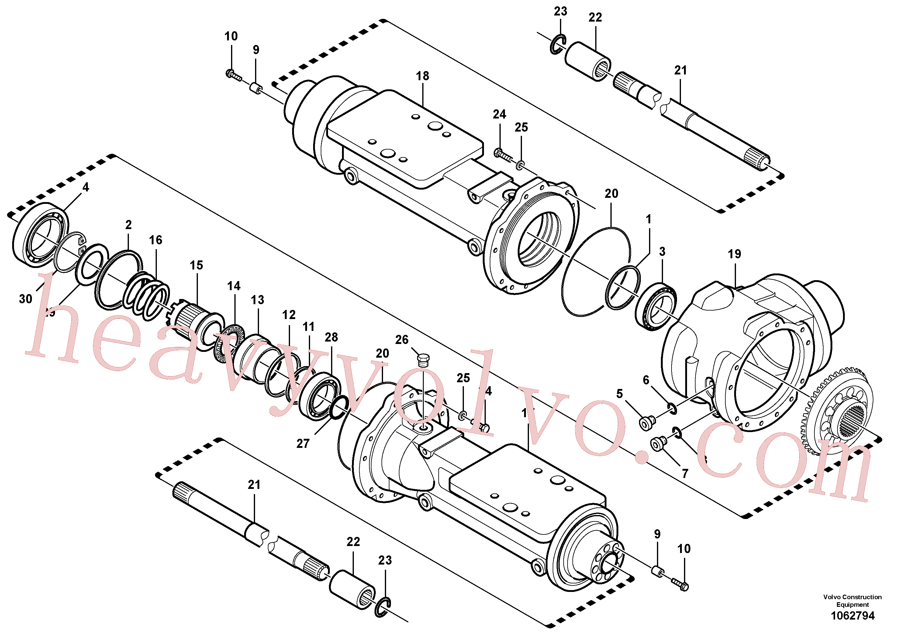 VOE17219521 O-ring for Volvo Excavator Parts