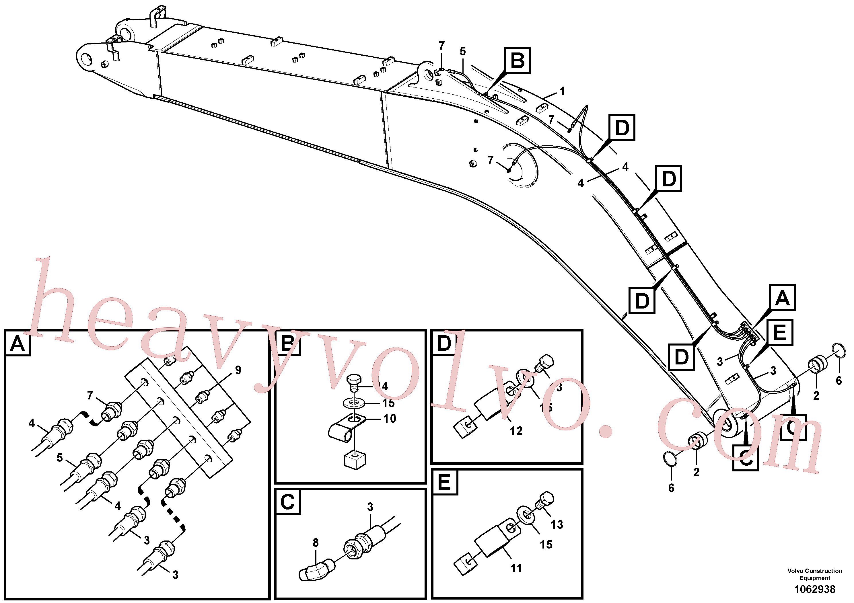 Volvo Assembly SA9482-02111 Hose assembly for sale