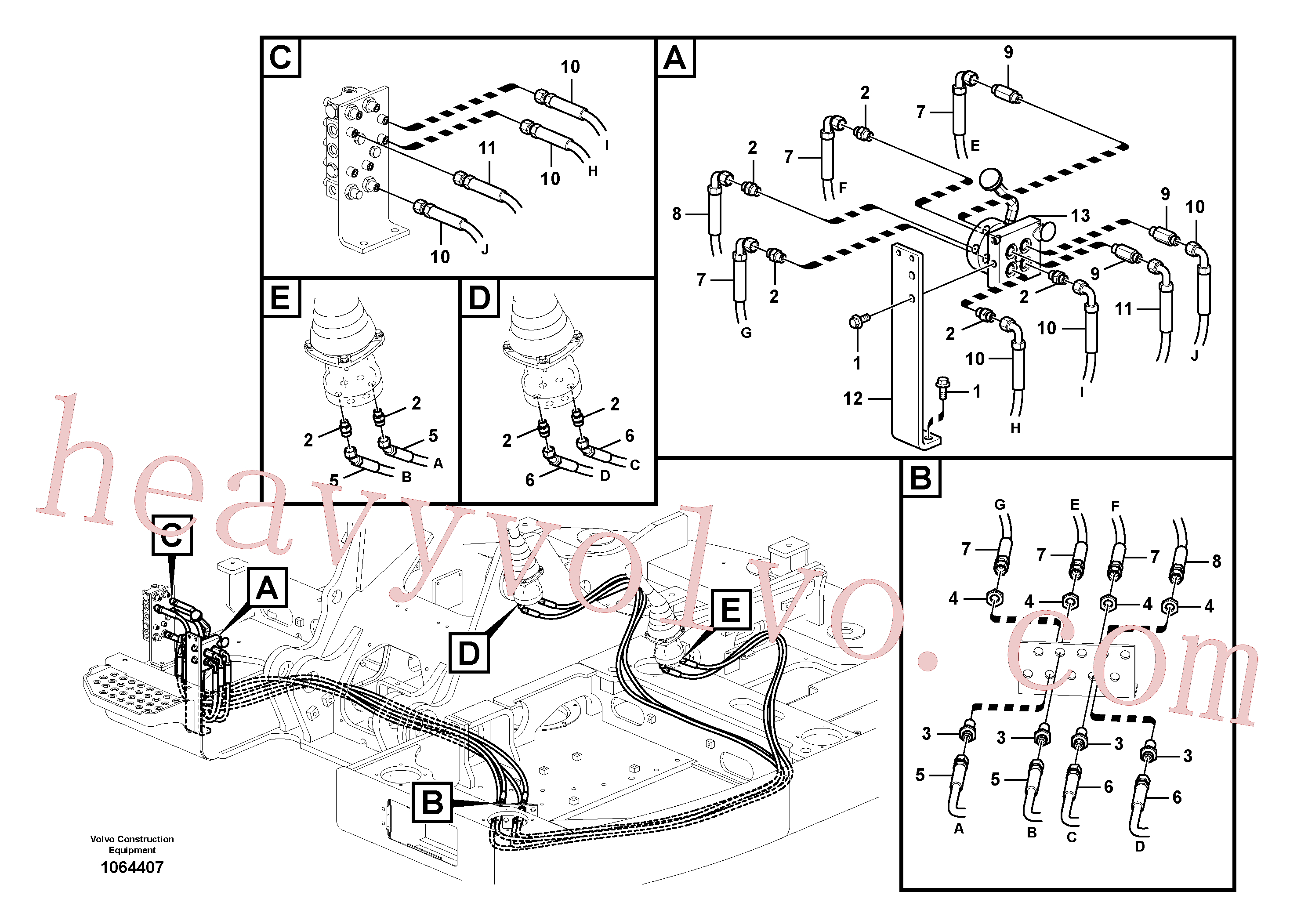 Volvo VOE936818 Hose assembly aftermarket part for sale