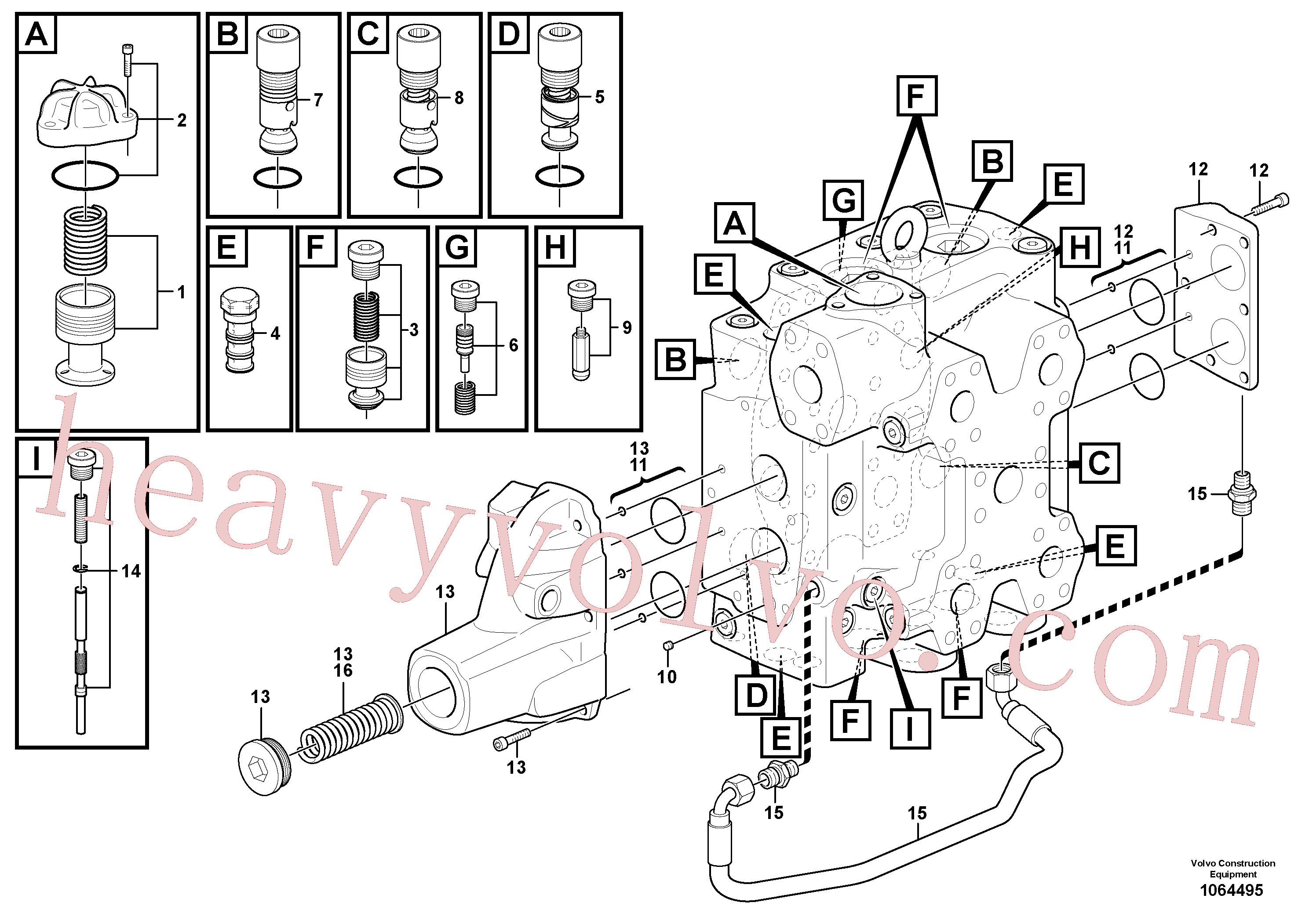 Volvo VOE15016962 Valve aftermarket part for sale