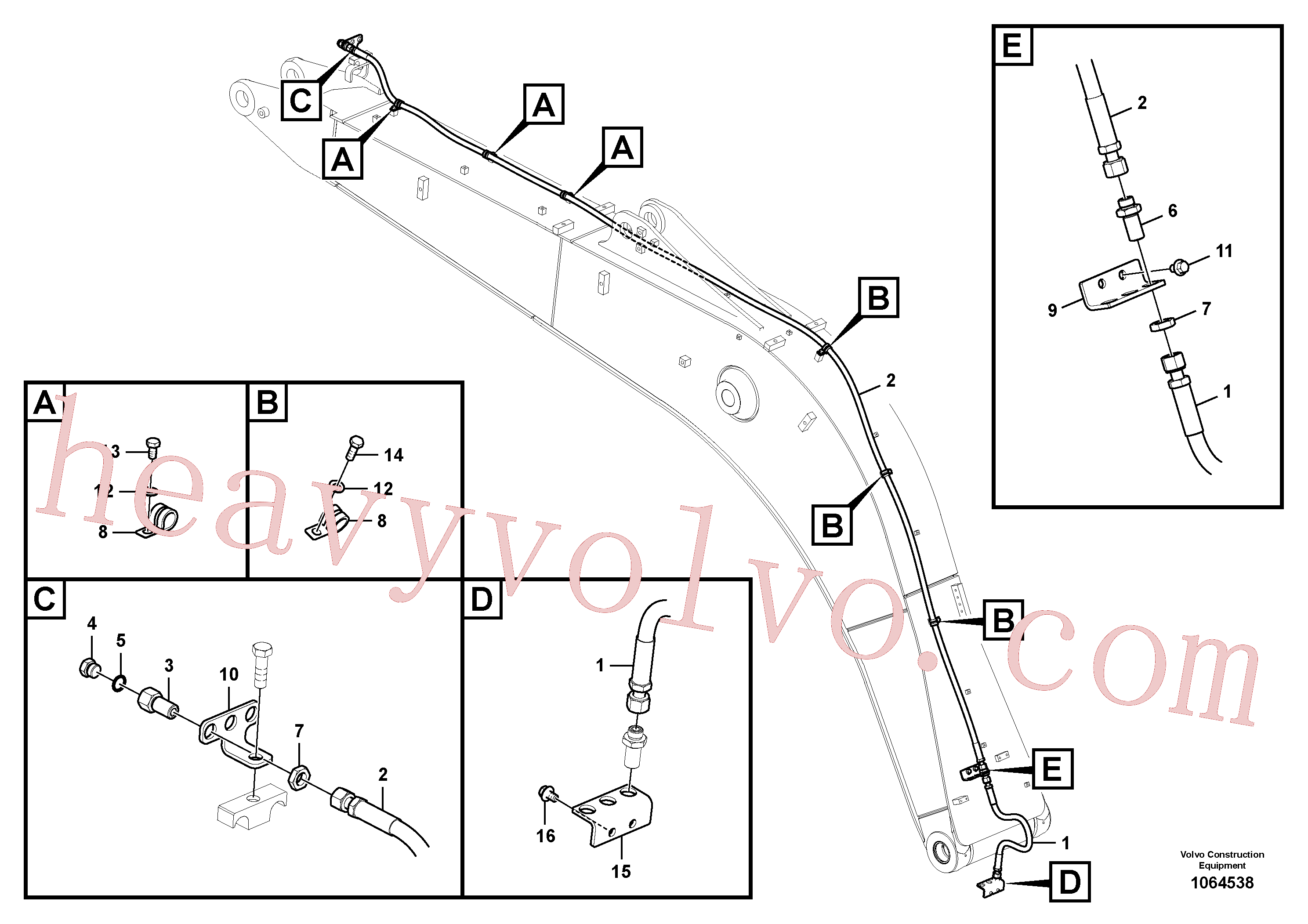 Volvo excavator part VOE15000790 Rockmaster/1SC for sale