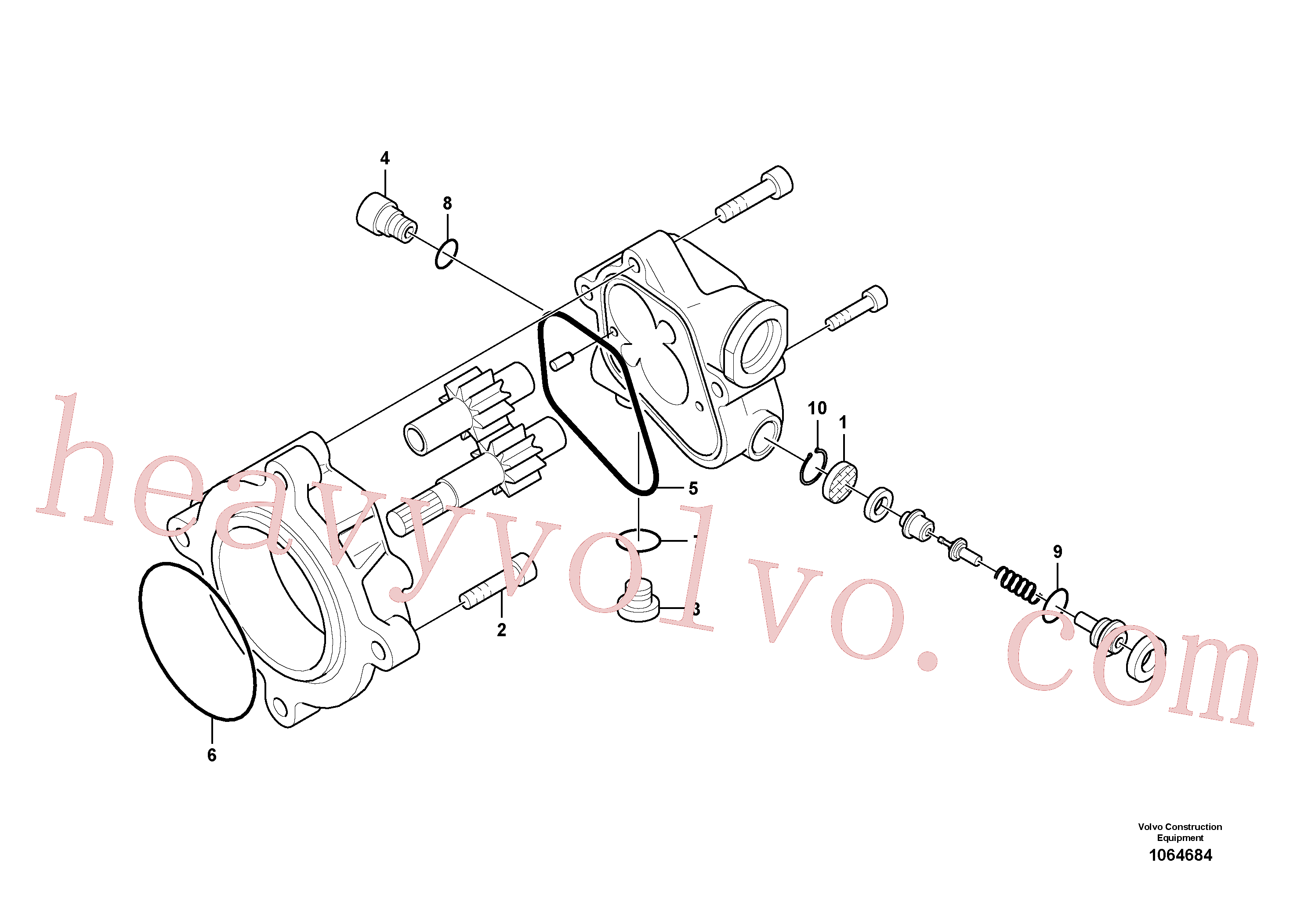 VOE14550217 Adapter for Volvo Excavator Parts
