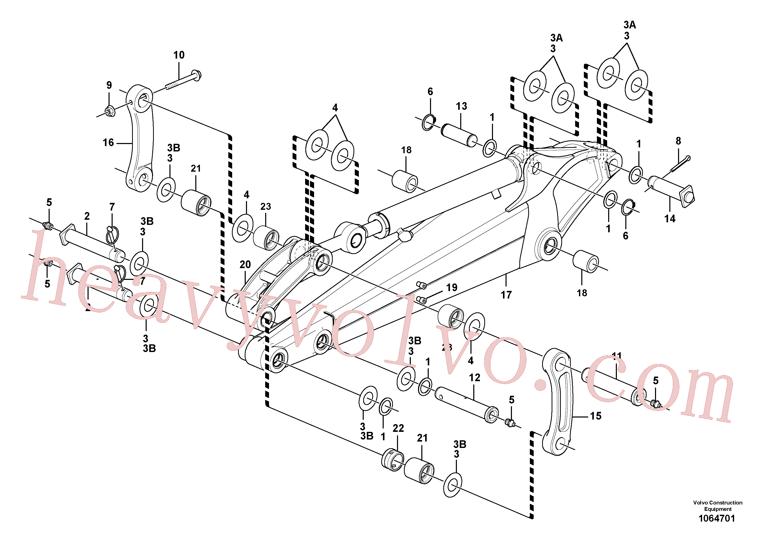 Volvo VOE15608349 Rod aftermarket part for sale