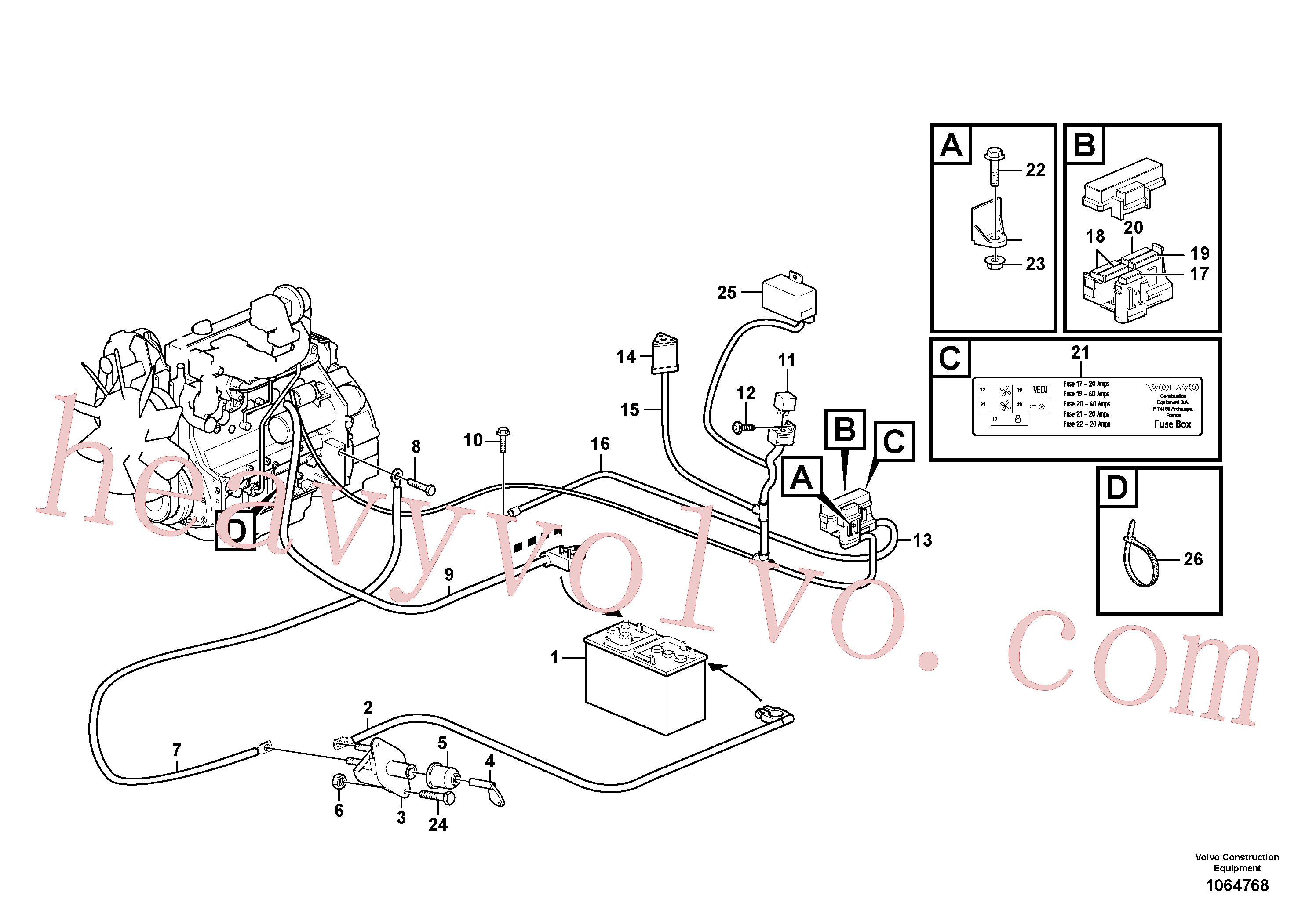 Wholesale VOE983302 Hexagon nut for Volvo Excavator