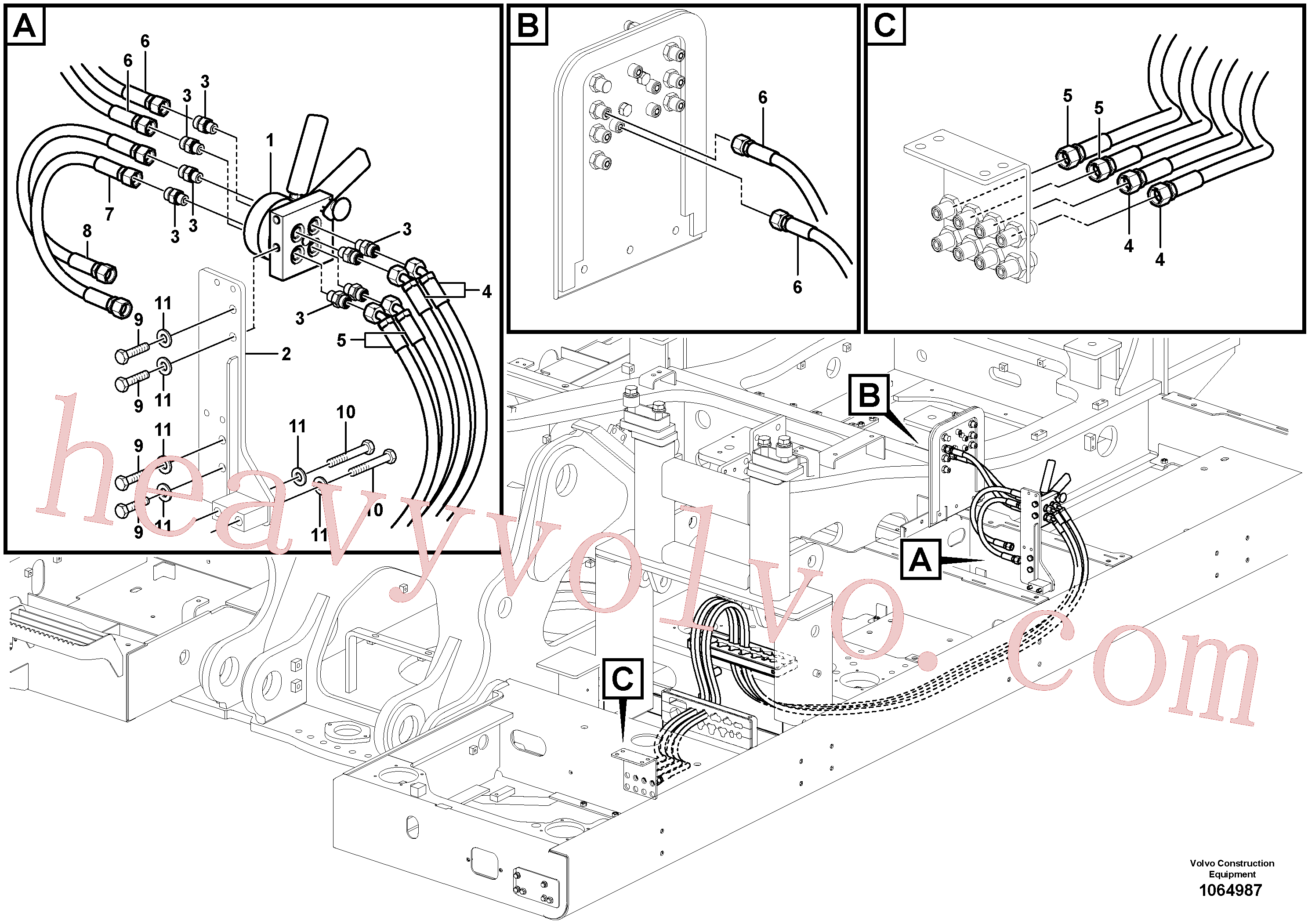 Volvo VOE14645409 Bracket aftermarket part for sale