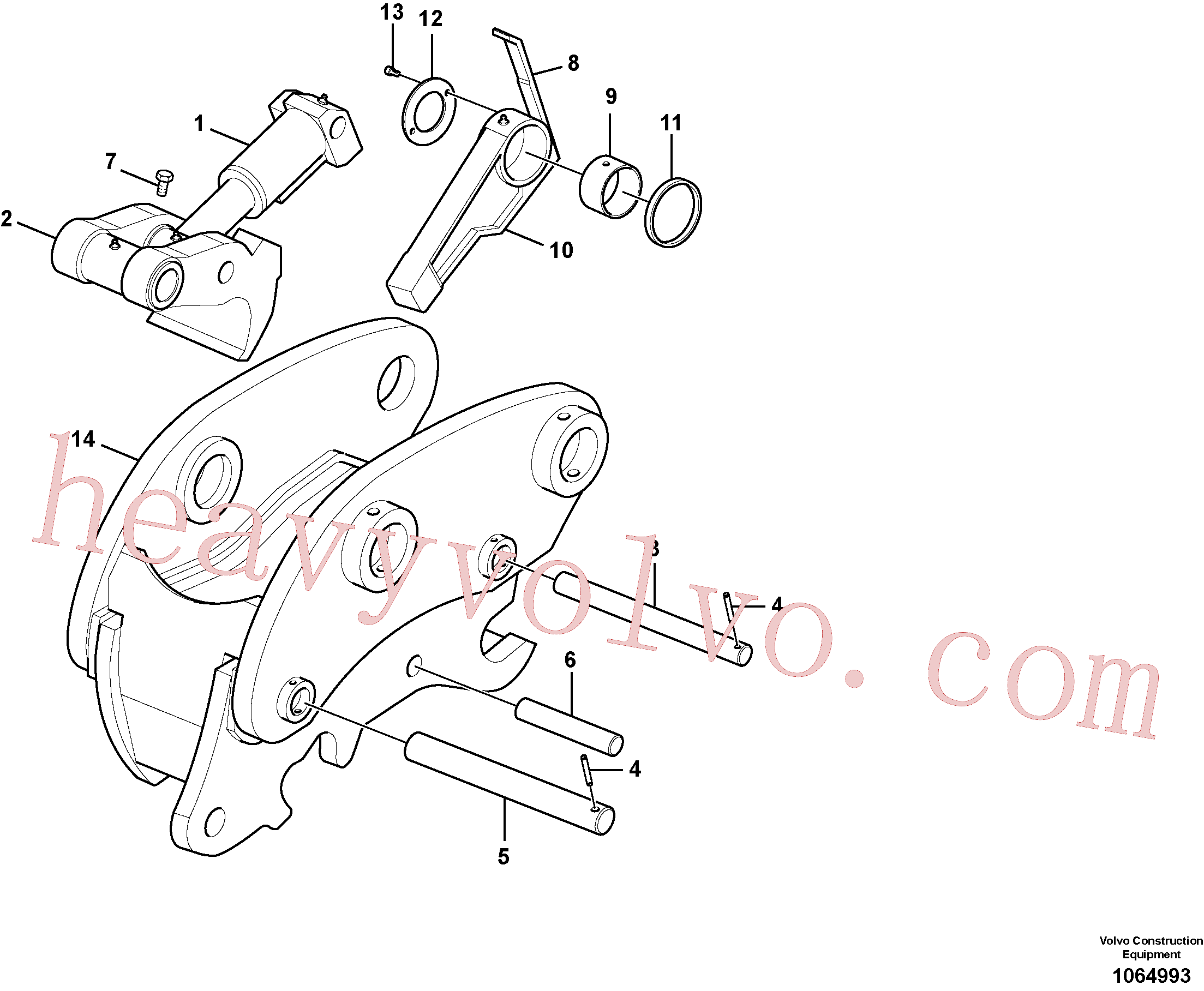 Volvo excavator part VOE14552949 Screw for sale