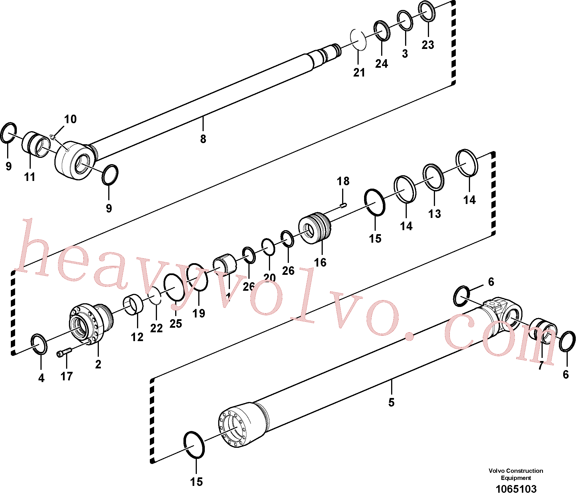 Volvo Assembly VOE14515349 Bushing for sale