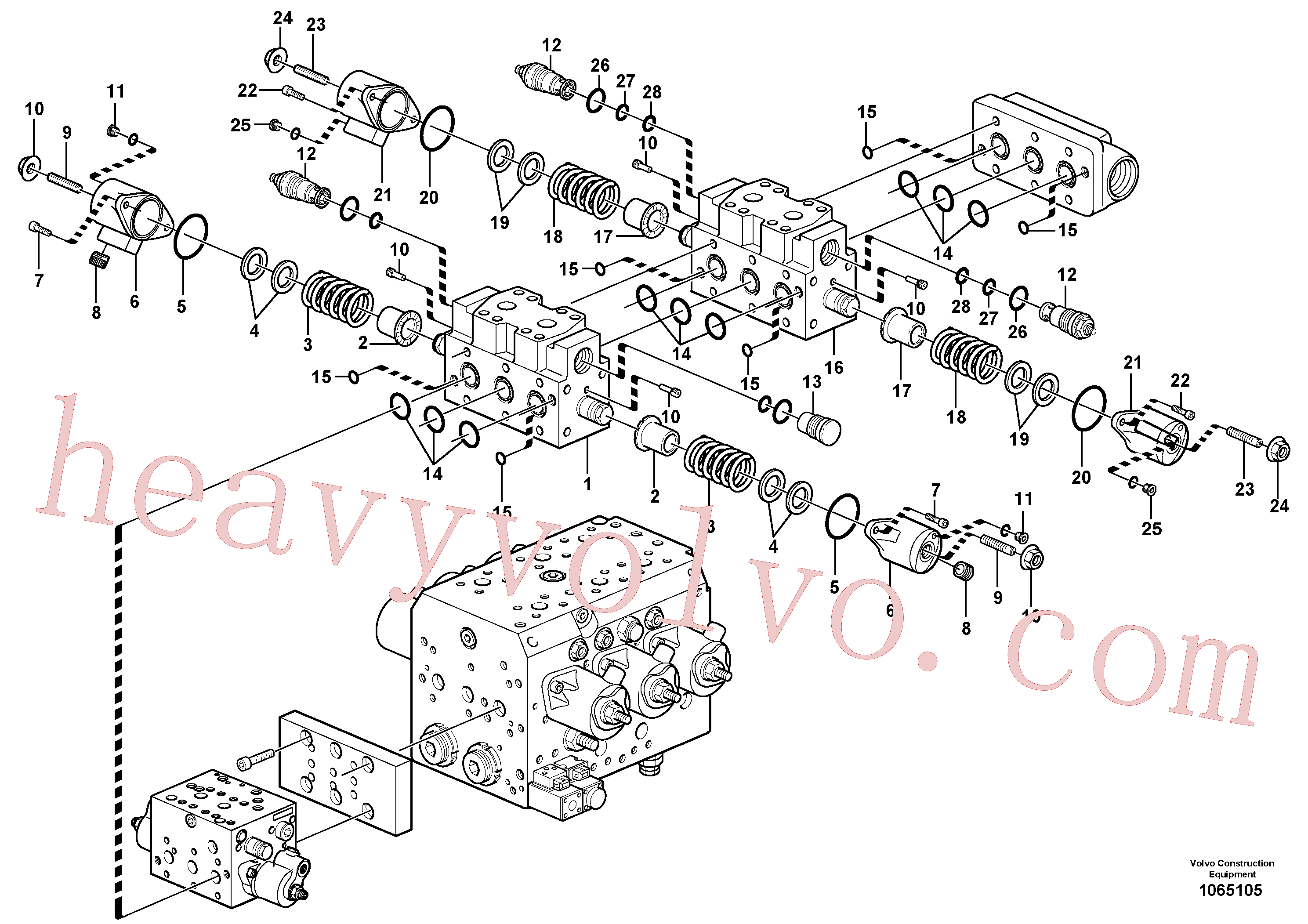 VOE11704921 Nut for Volvo Excavator spare