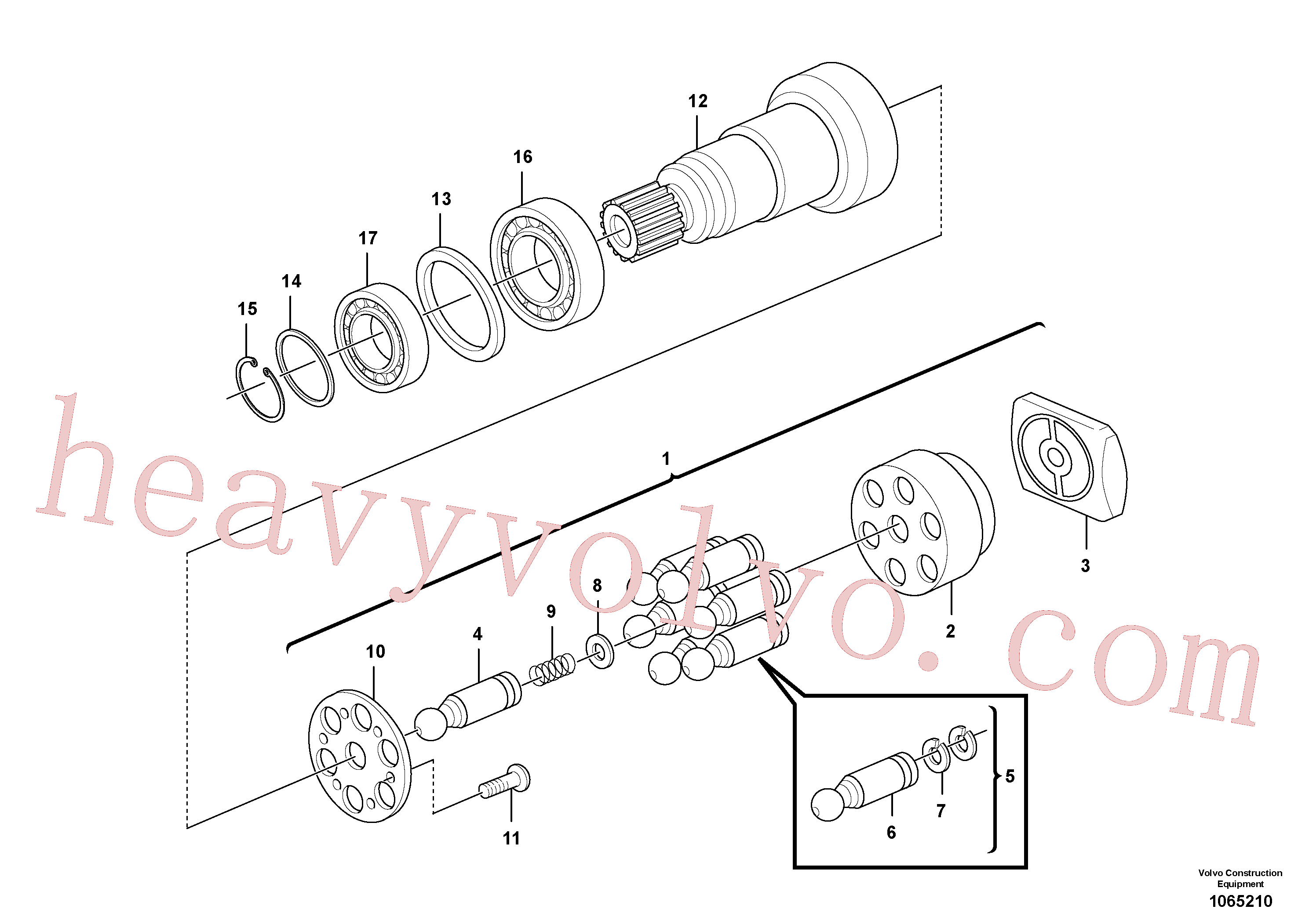 Wholesale SA8230-30170 Pin for Volvo Excavator