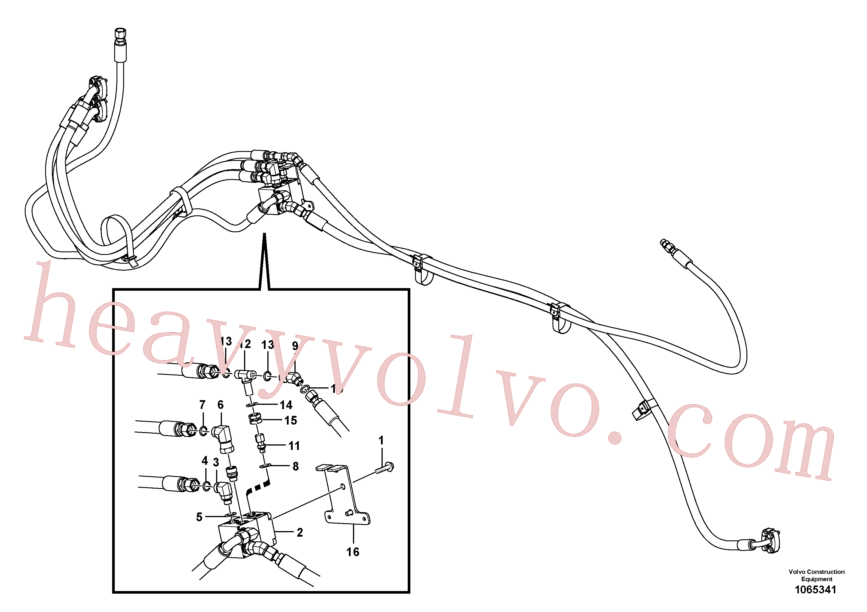 VOE968208 O-ring for Volvo Excavator Parts