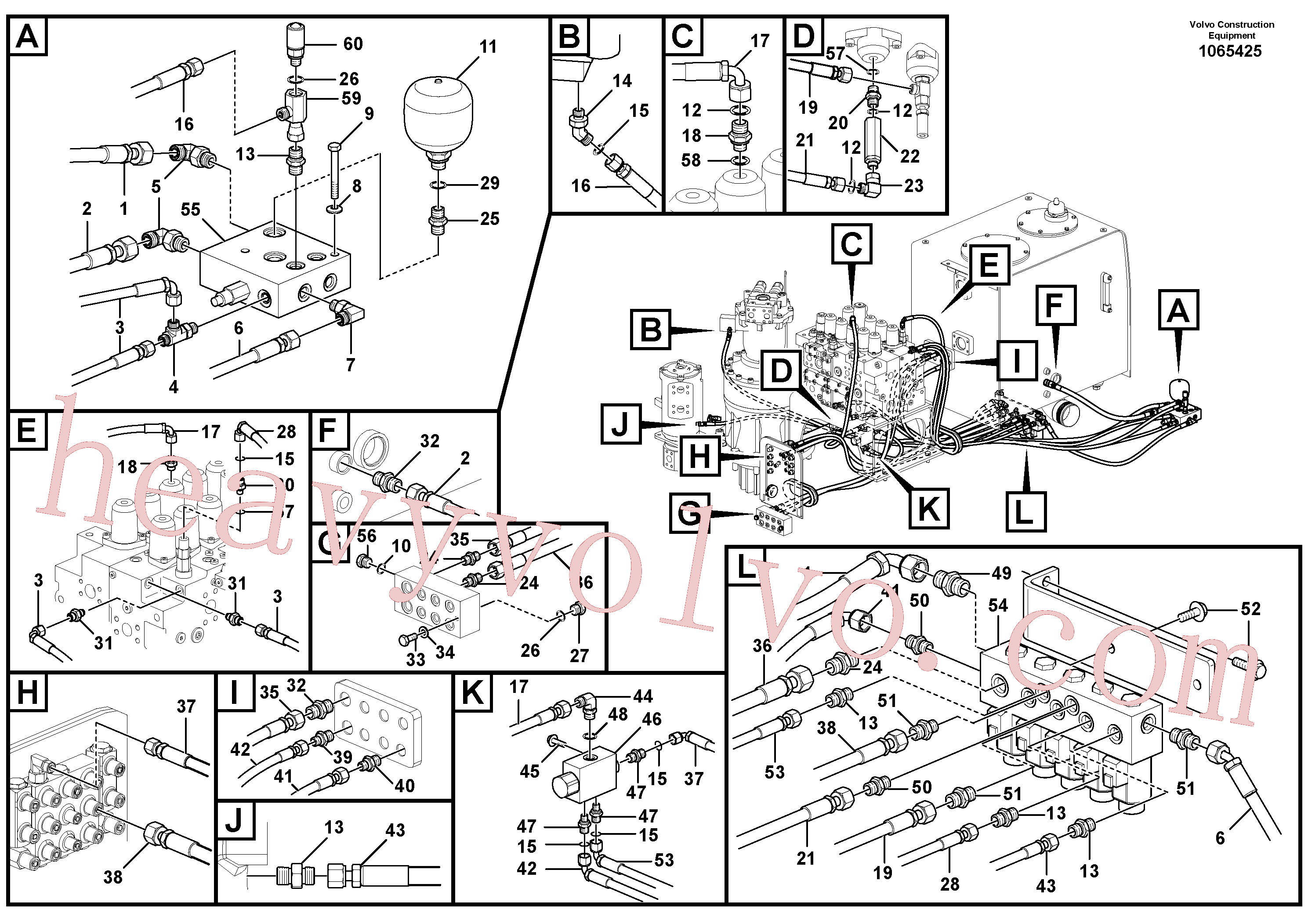 Volvo excavator part VOE14569687 Solenoid valve for sale
