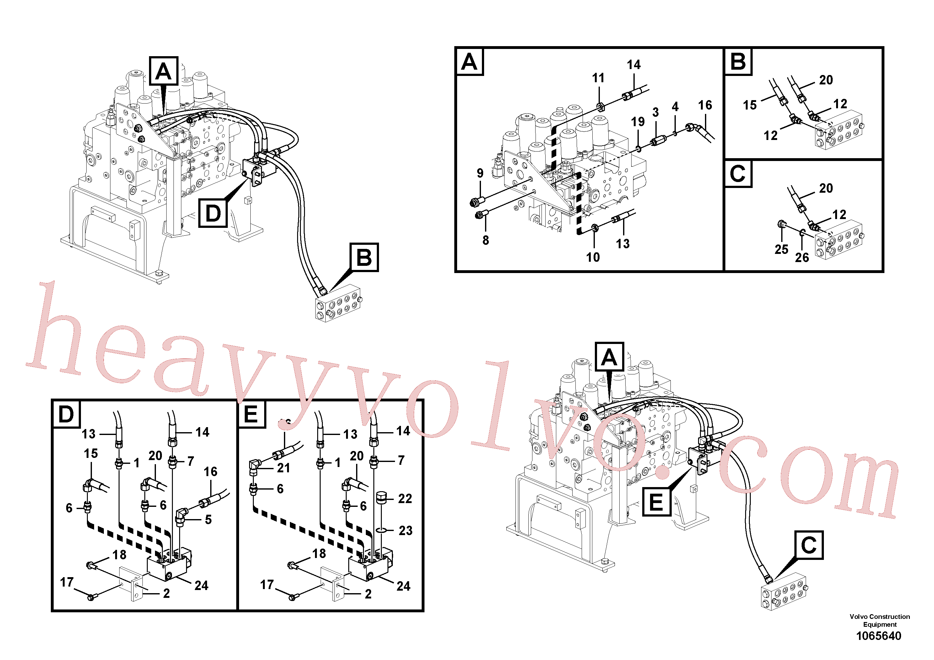 Volvo VOE936243 Hose assembly aftermarket part for sale