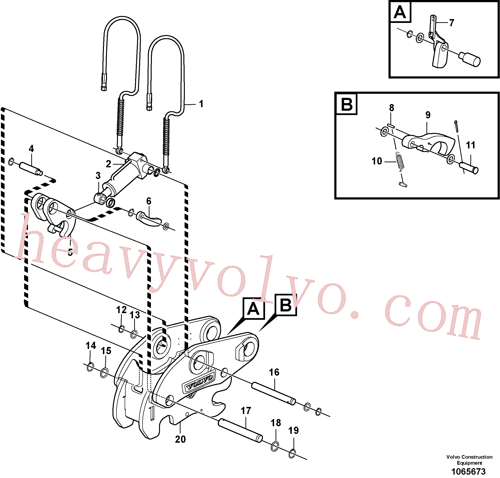 China Made VOE17464321 Sealing kit parts for Volvo Excavator