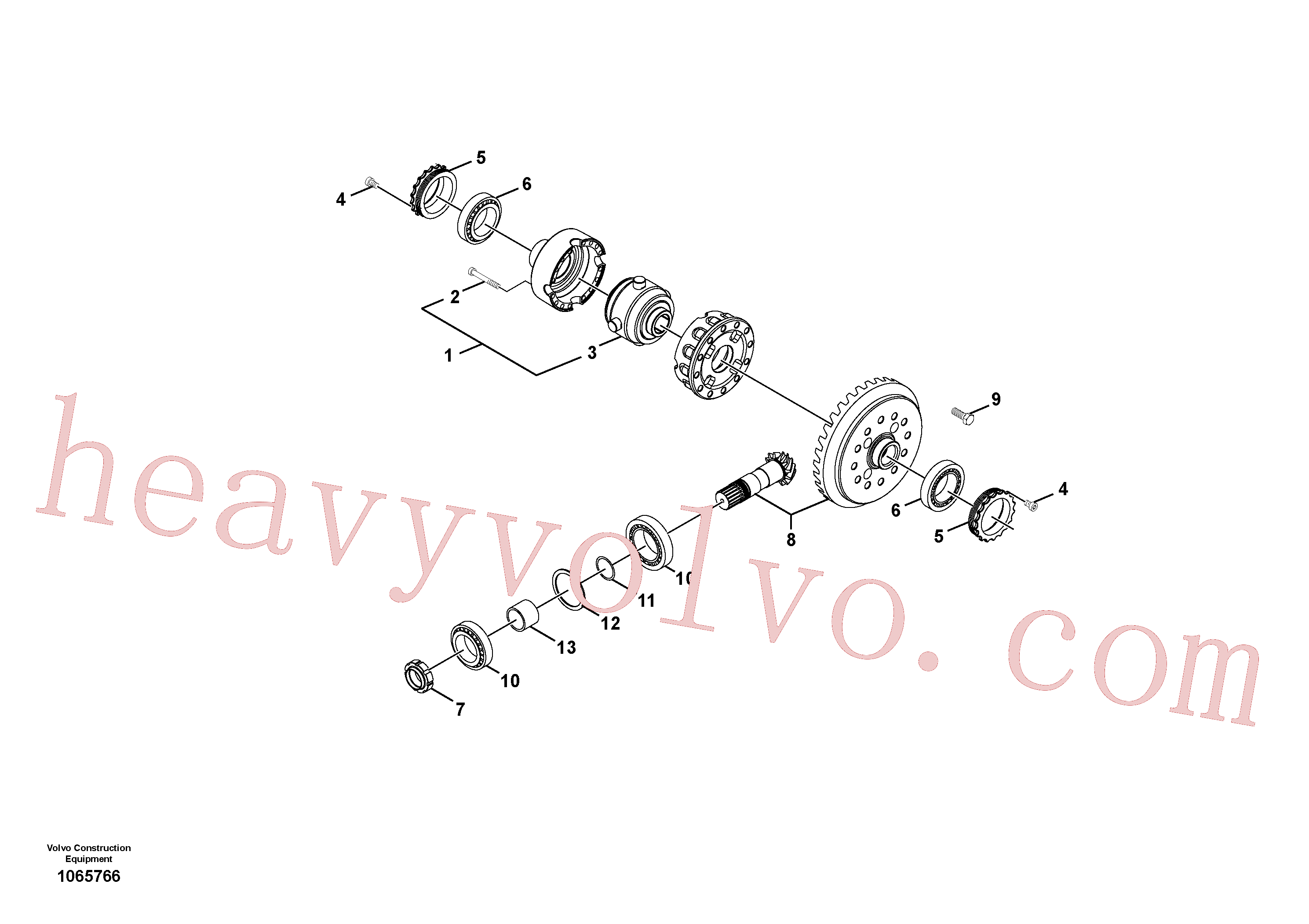 Wholesale RM13284195 Nut for Volvo Excavator