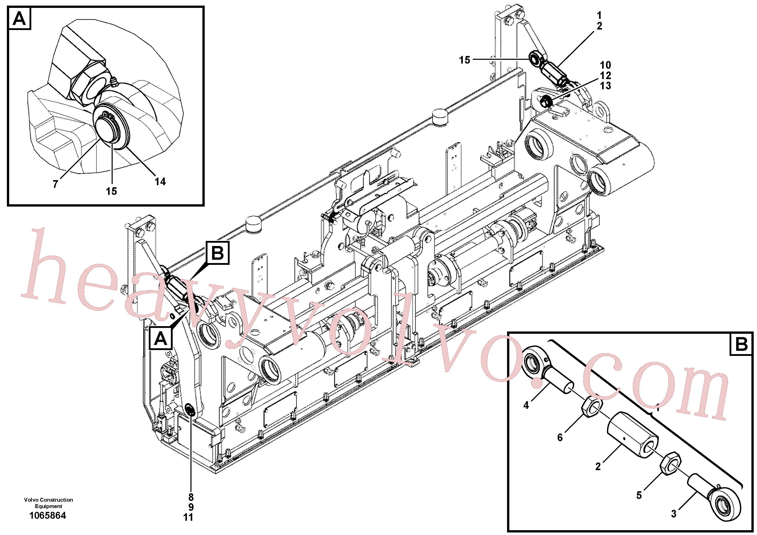 China Made RM96719083 Hexagon screw parts for Volvo Excavator