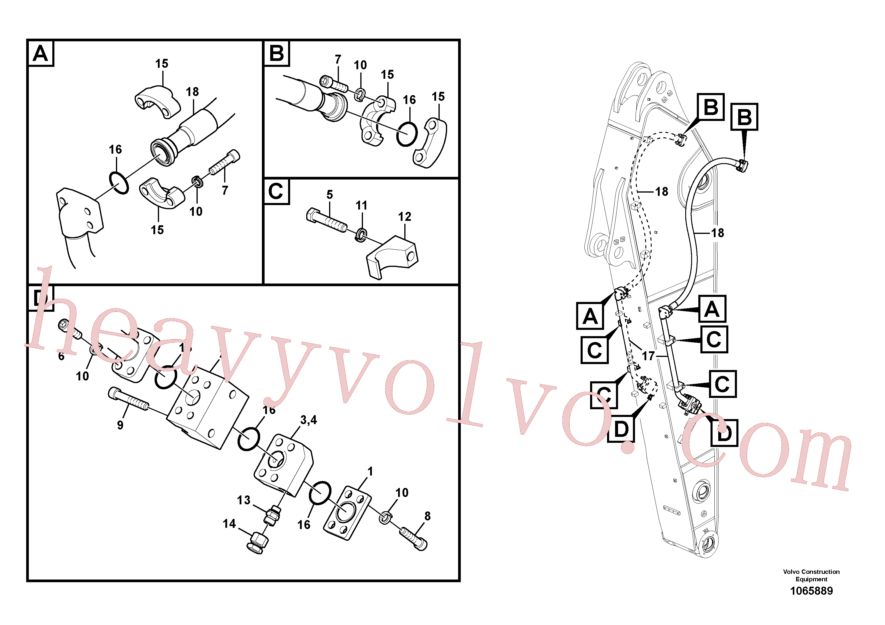 SA9415-35011 Plug for Volvo Excavator spare