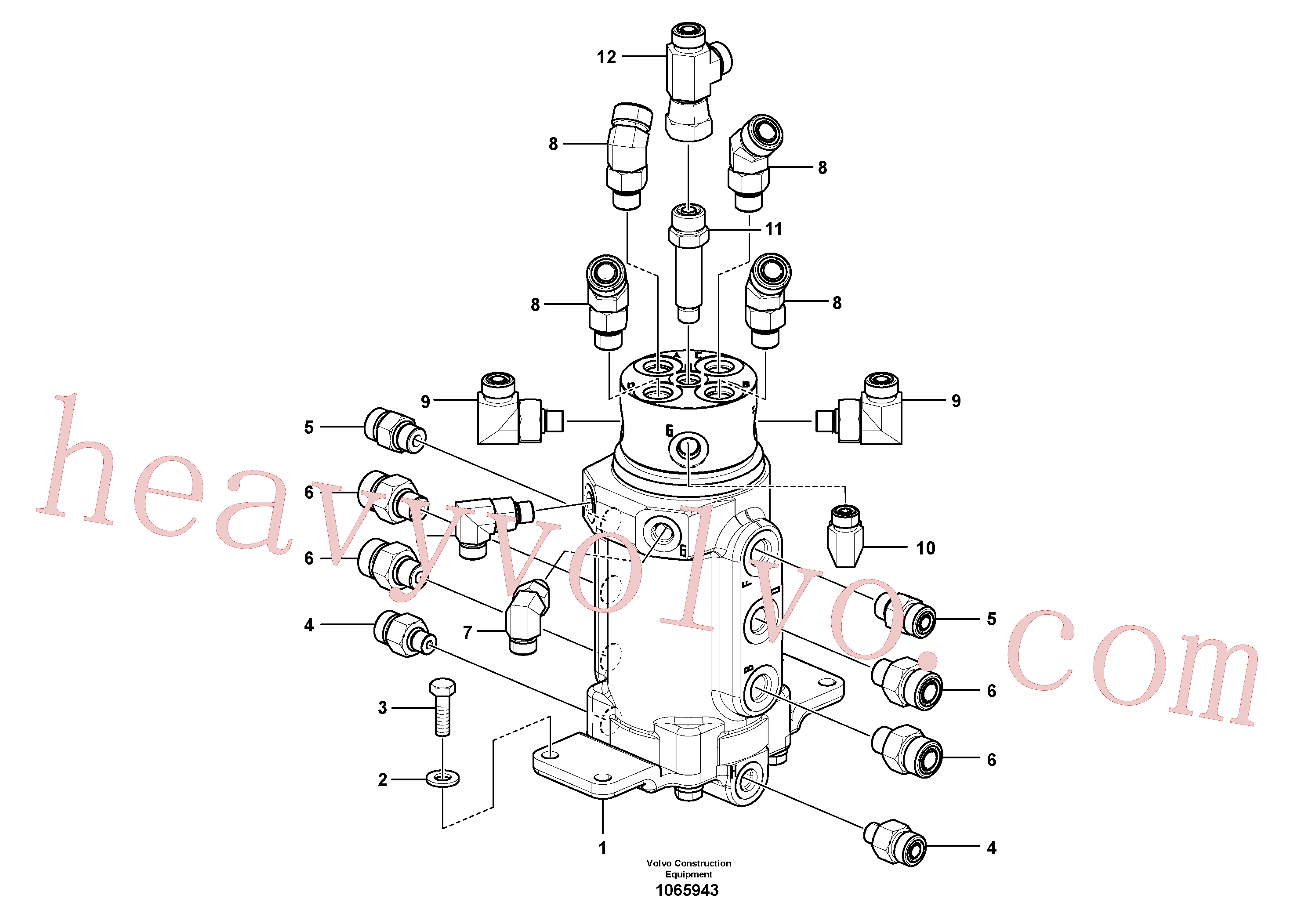 Wholesale VOE15611617 Valve for Volvo Excavator