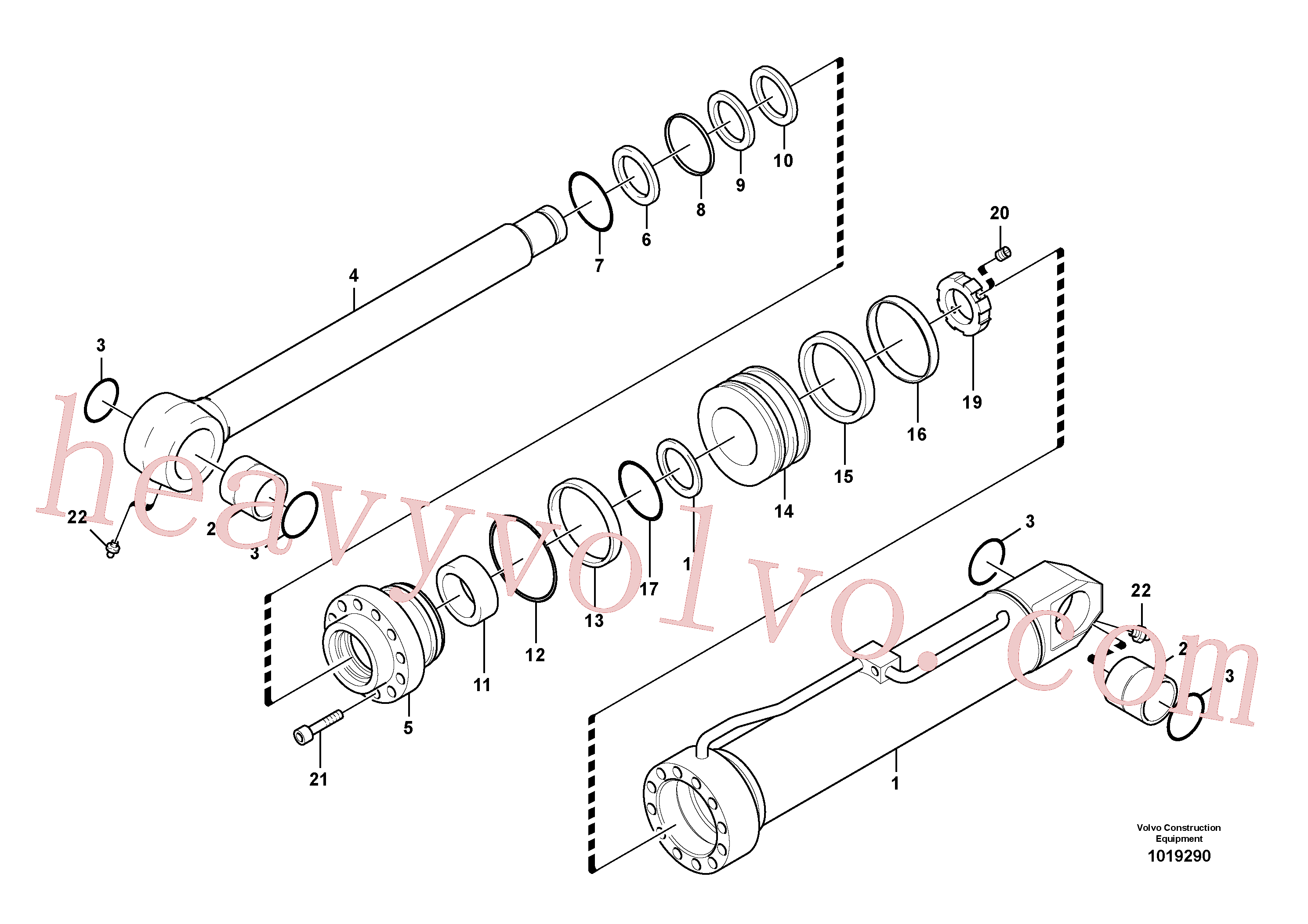 VOE14534271 Seal for Volvo Excavator spare