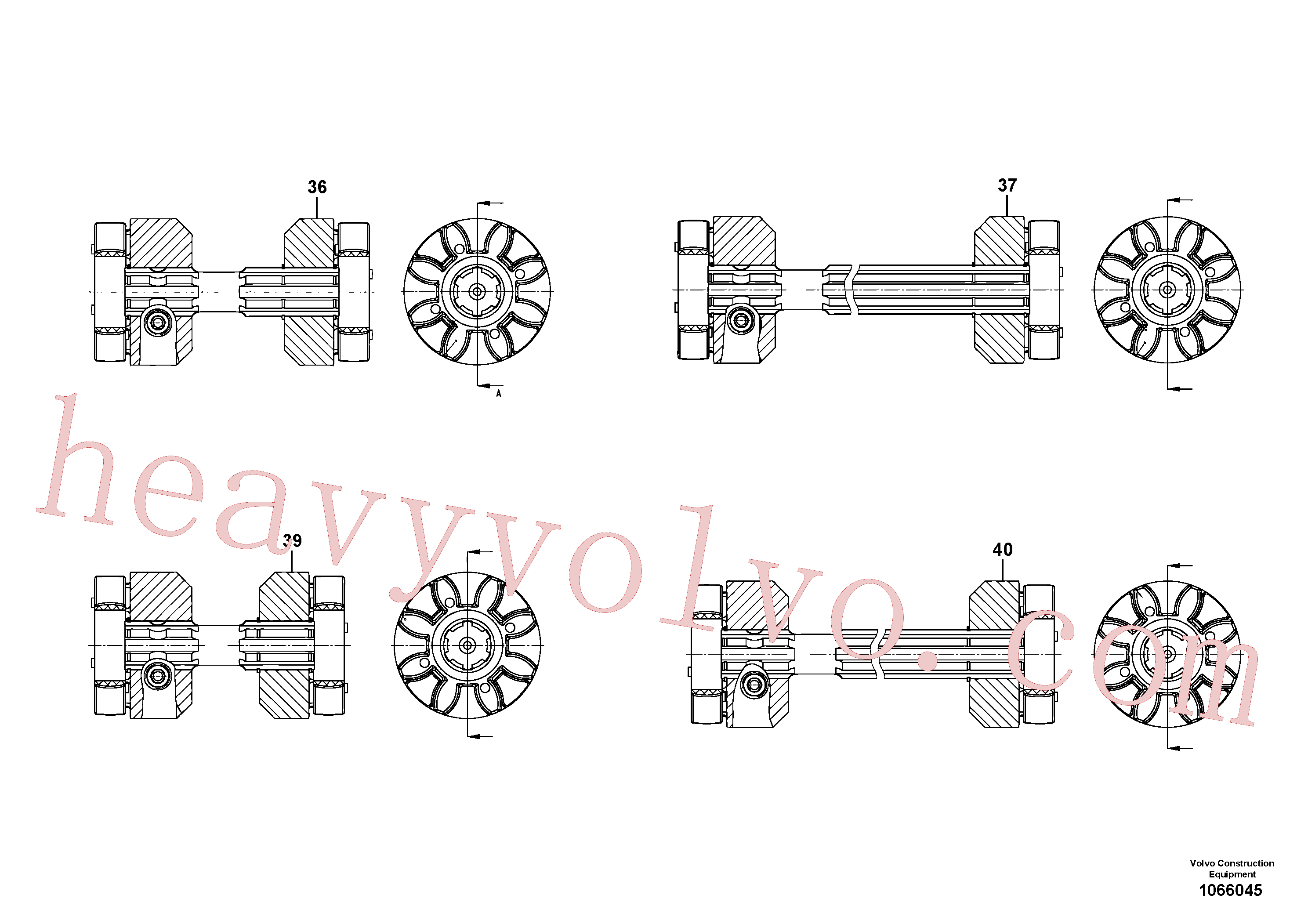 RM58855933 Shaft coupling for Volvo Excavator spare