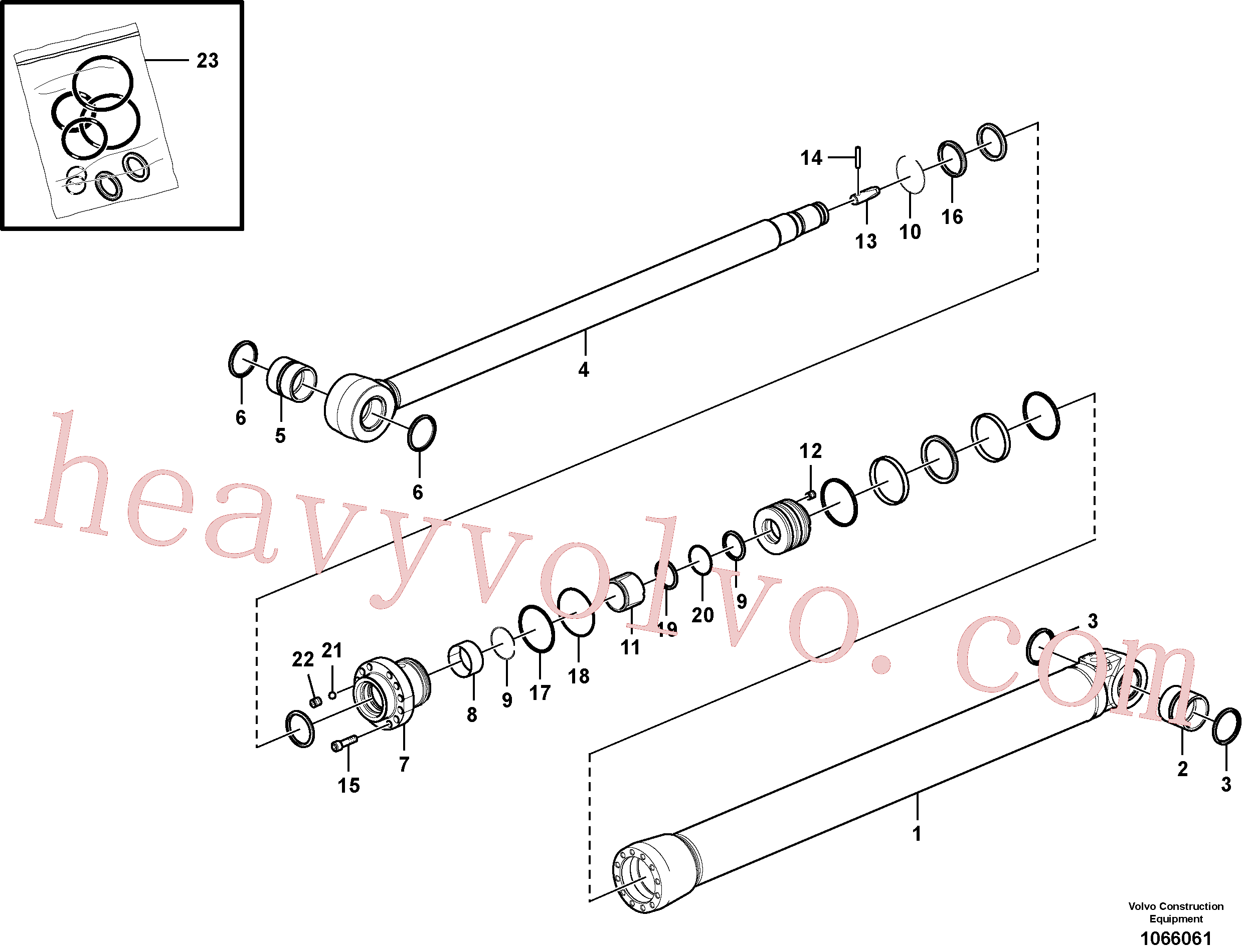 Volvo Assembly VOE14612138 Sealing kit for sale