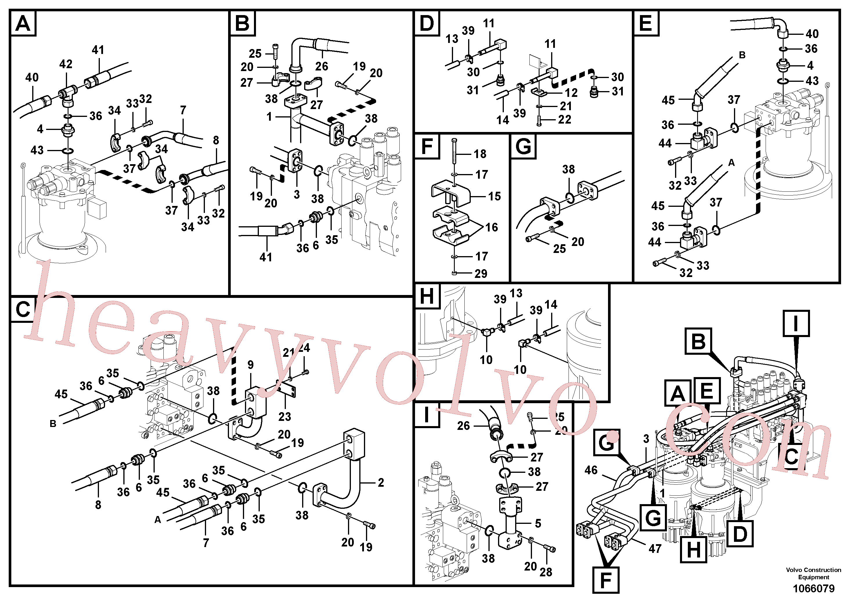 China Made VOE14543160 Pipe parts for Volvo Excavator