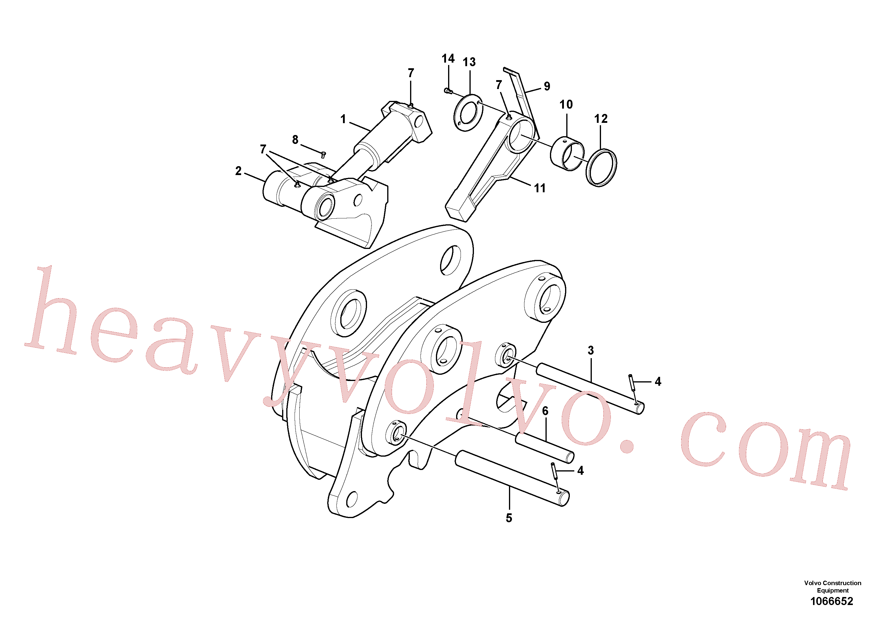 VOE14552962 Pin for Volvo Excavator spare