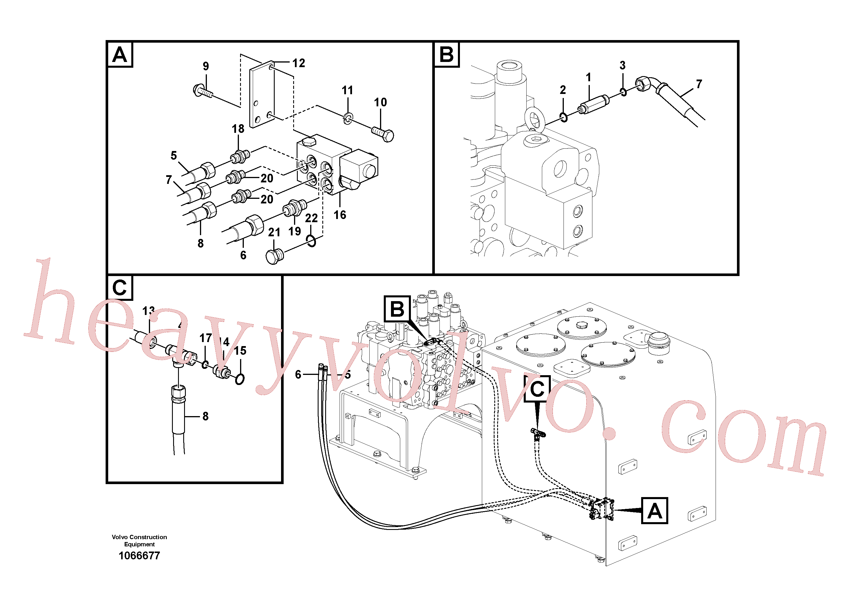 VOE936675 Rockmaster/1SC for Volvo Excavator spare