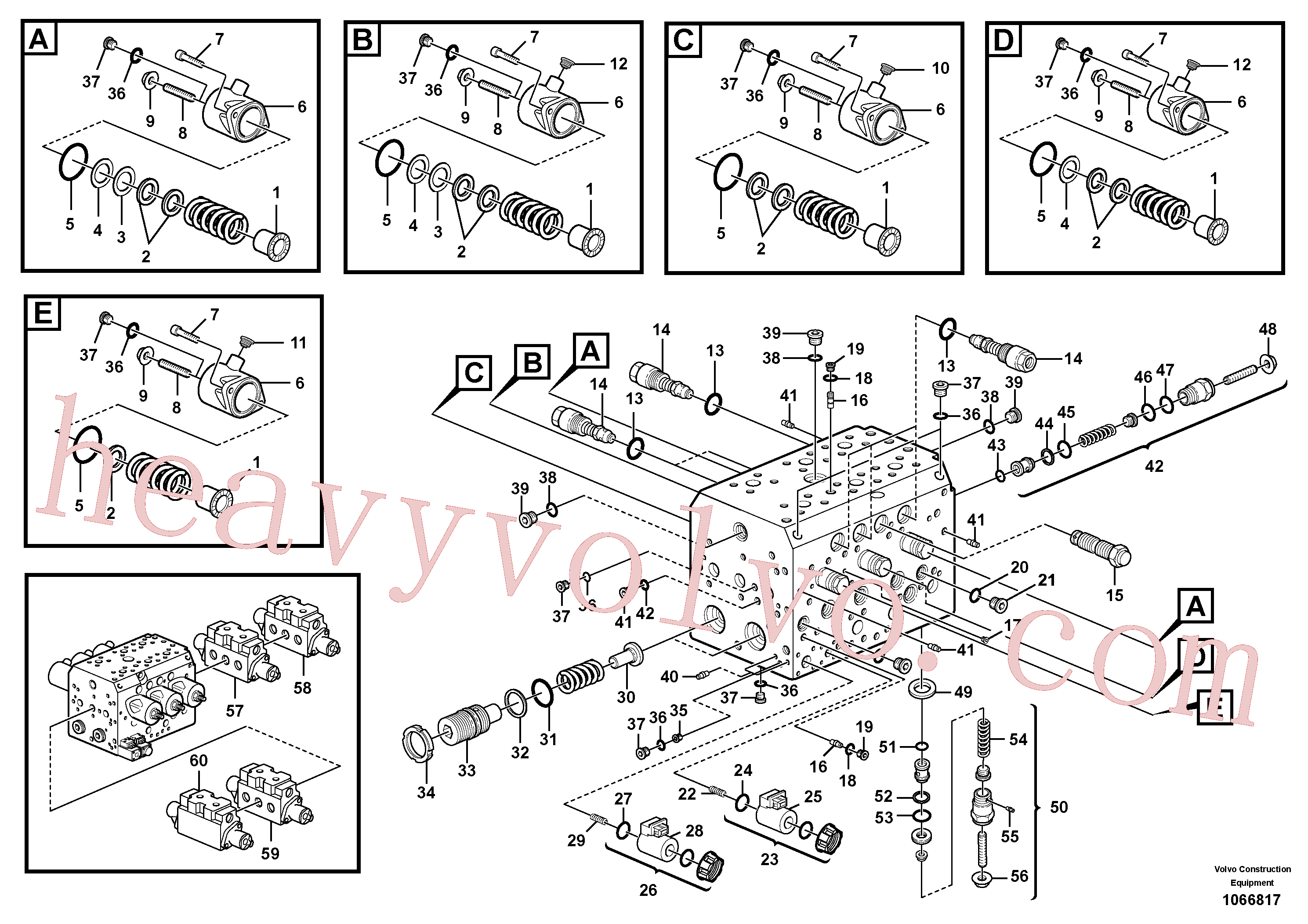 Wholesale VOE11704828 O-ring for Volvo Excavator