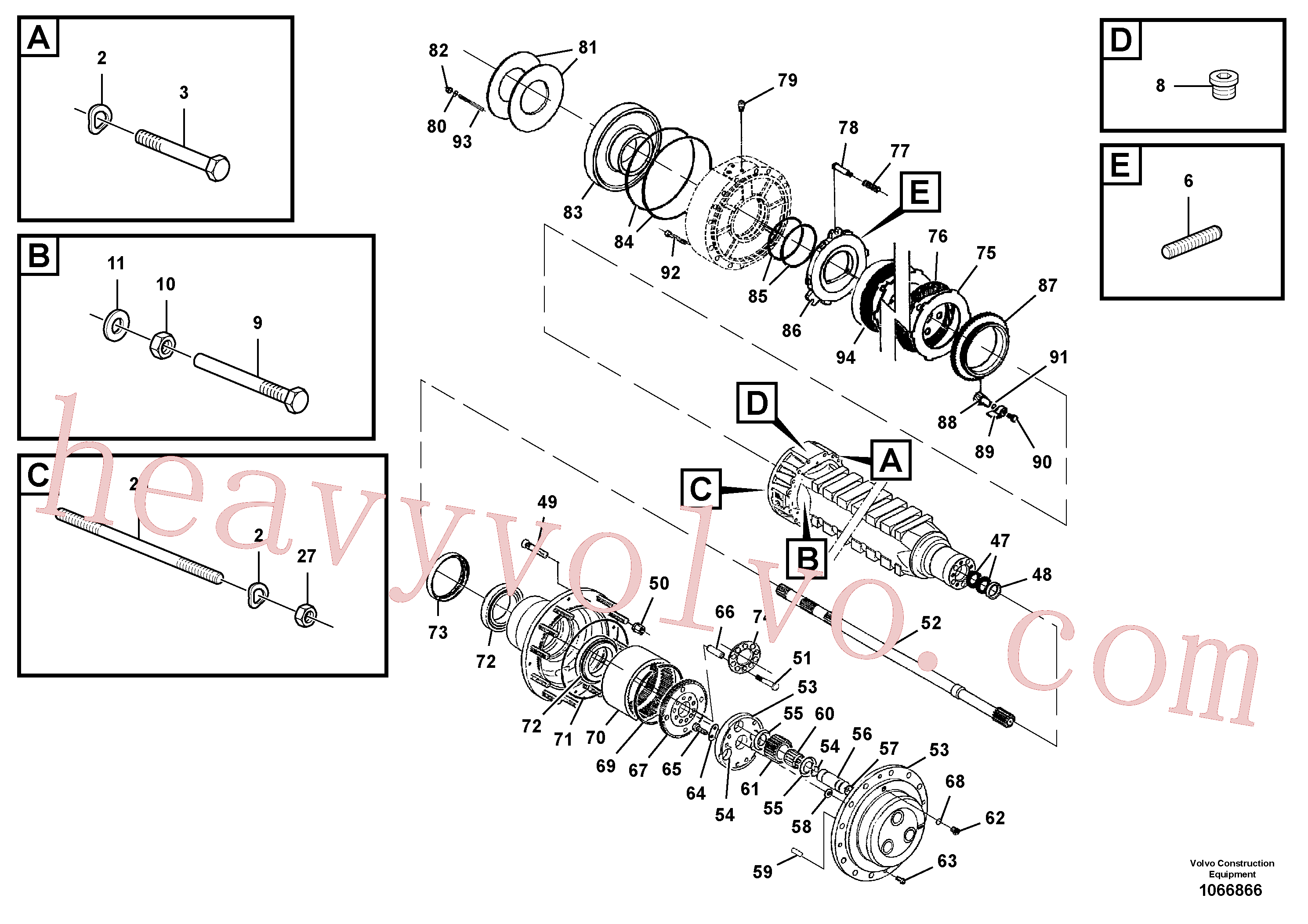 Volvo Assembly RM13229083 Washer for sale