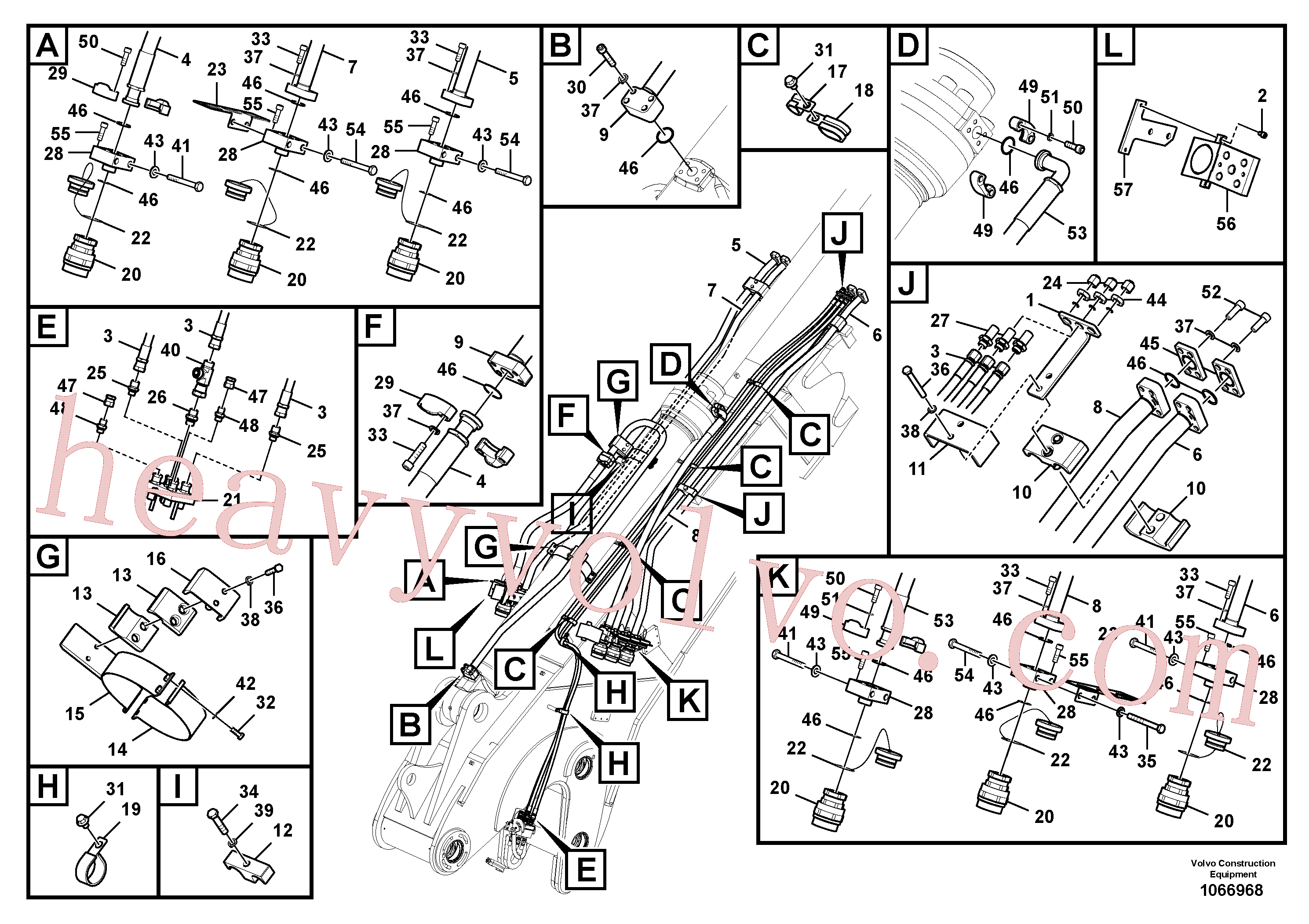 VOE13933915 Nipple for Volvo Excavator Parts