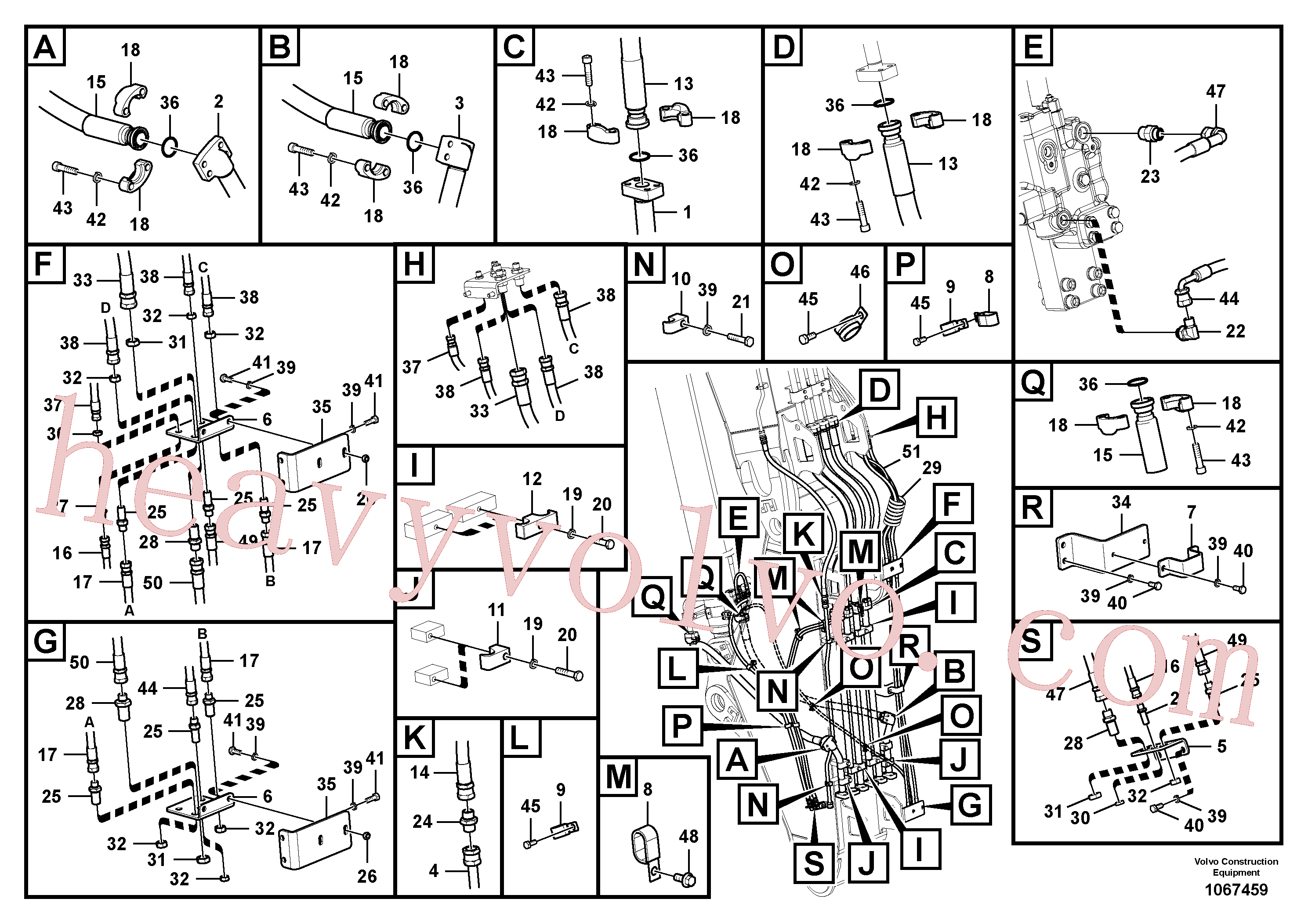 China Made VOE15131089 Eternity/2 parts for Volvo Excavator