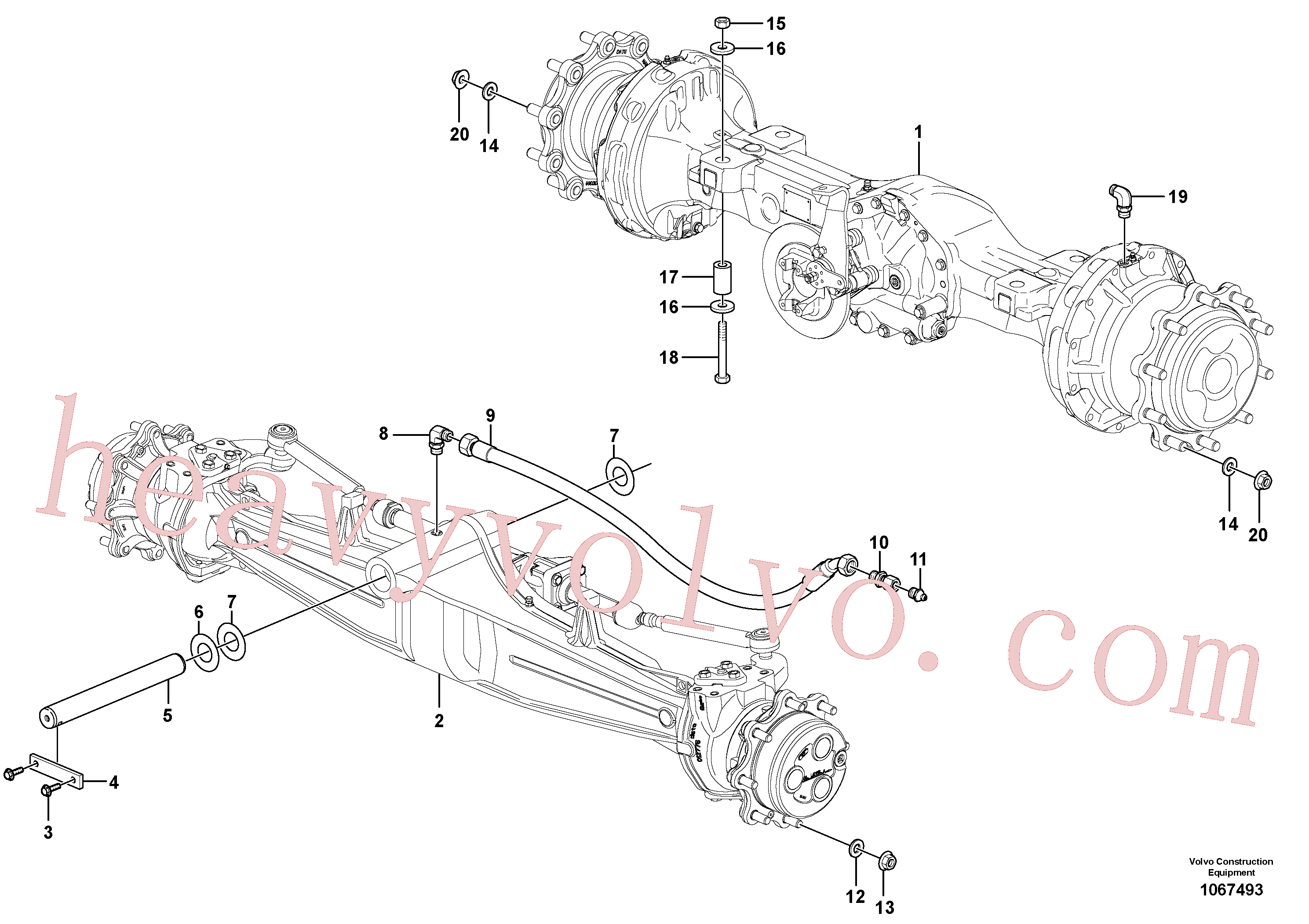 Wholesale VOE4601318 Washer for Volvo Excavator