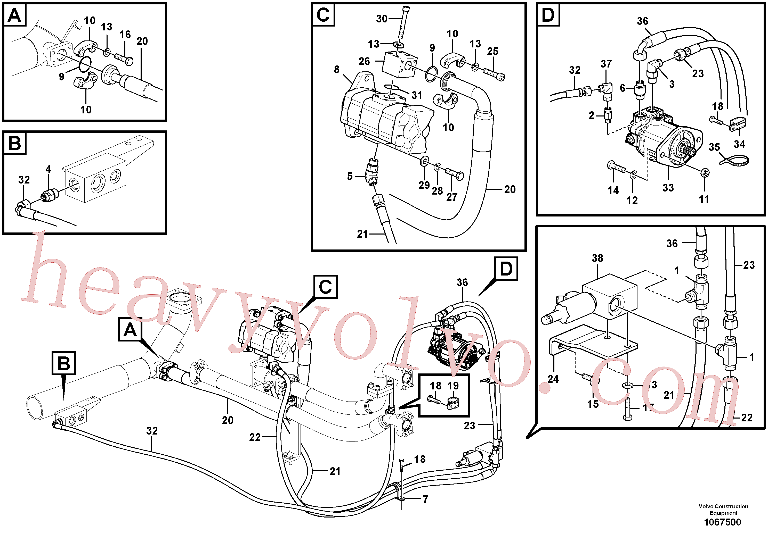Volvo excavator part VOE15000790 Rockmaster/1SC for sale
