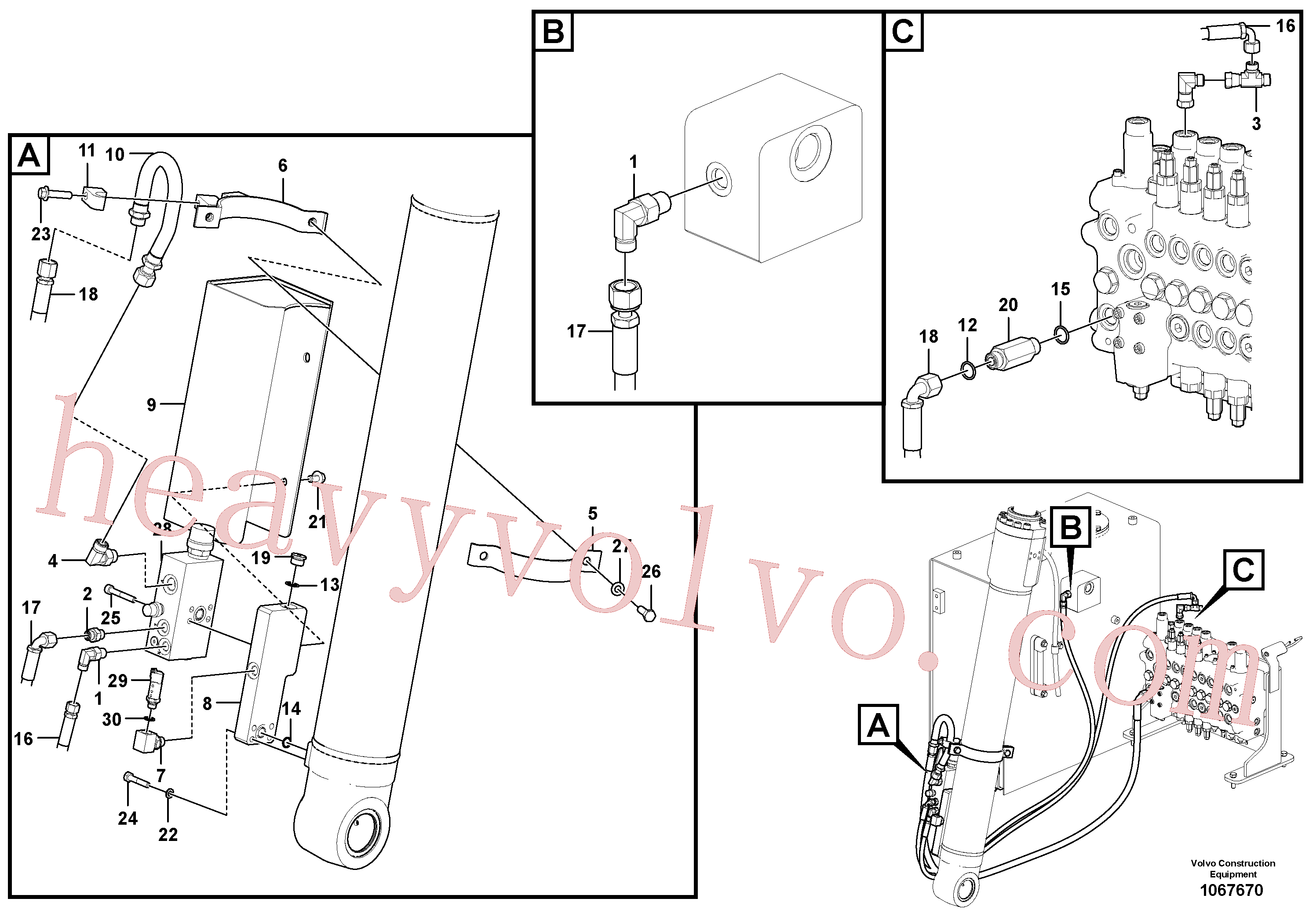 Volvo SA9419-11240 Connector aftermarket part for sale