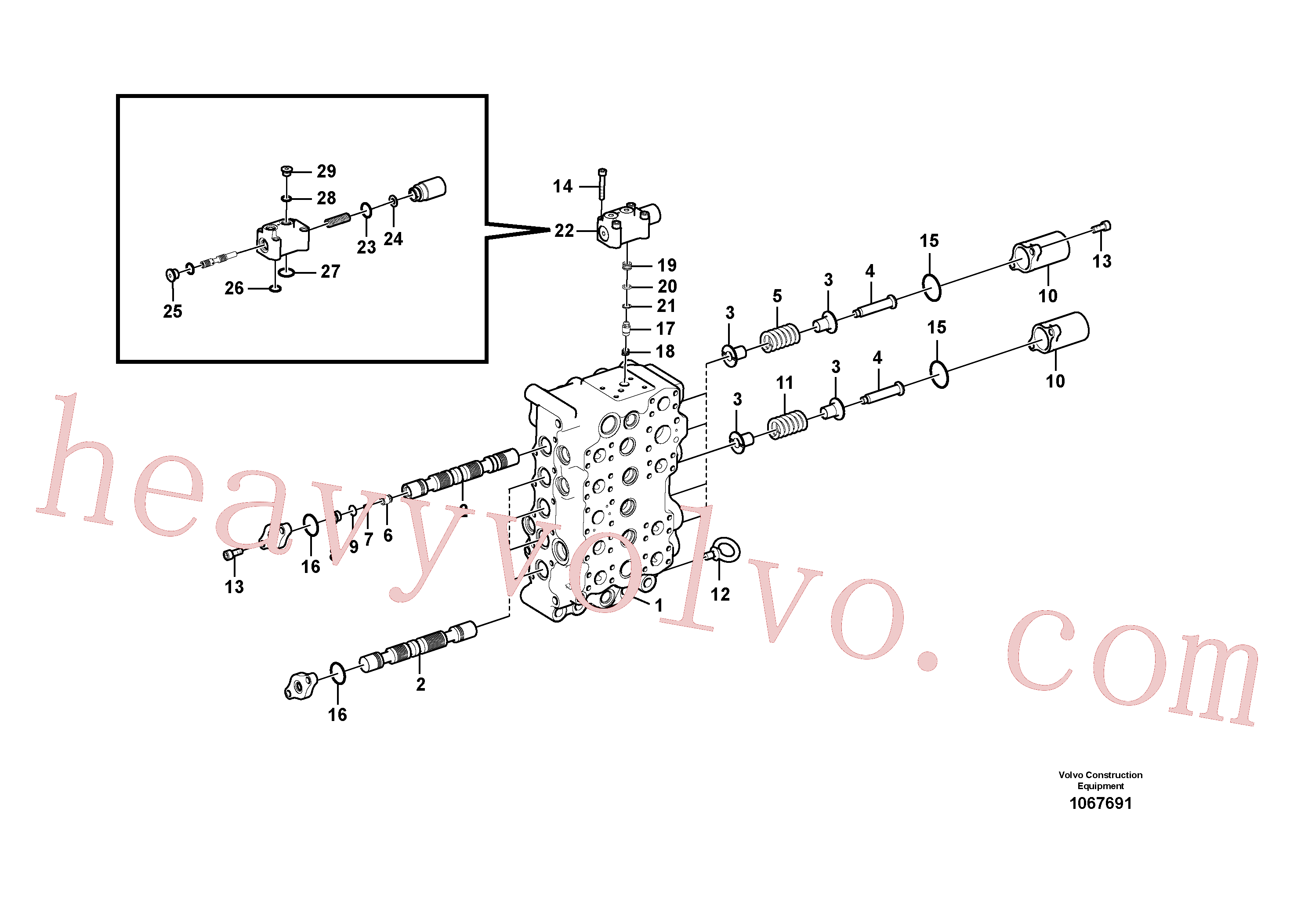 Volvo Assembly VOE14632335 Control valve for sale