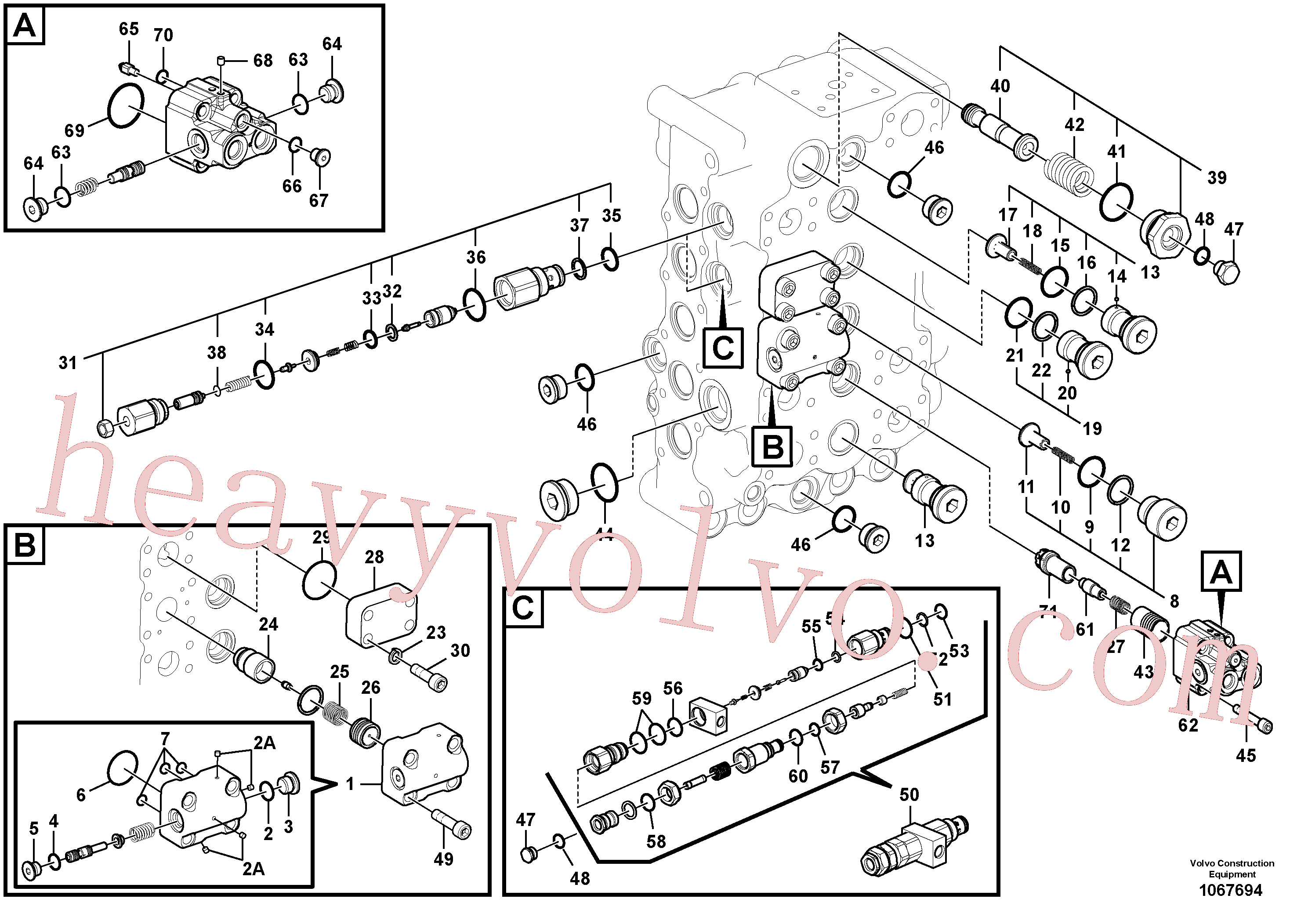 Volvo Assembly VOE14632335 Control valve for sale