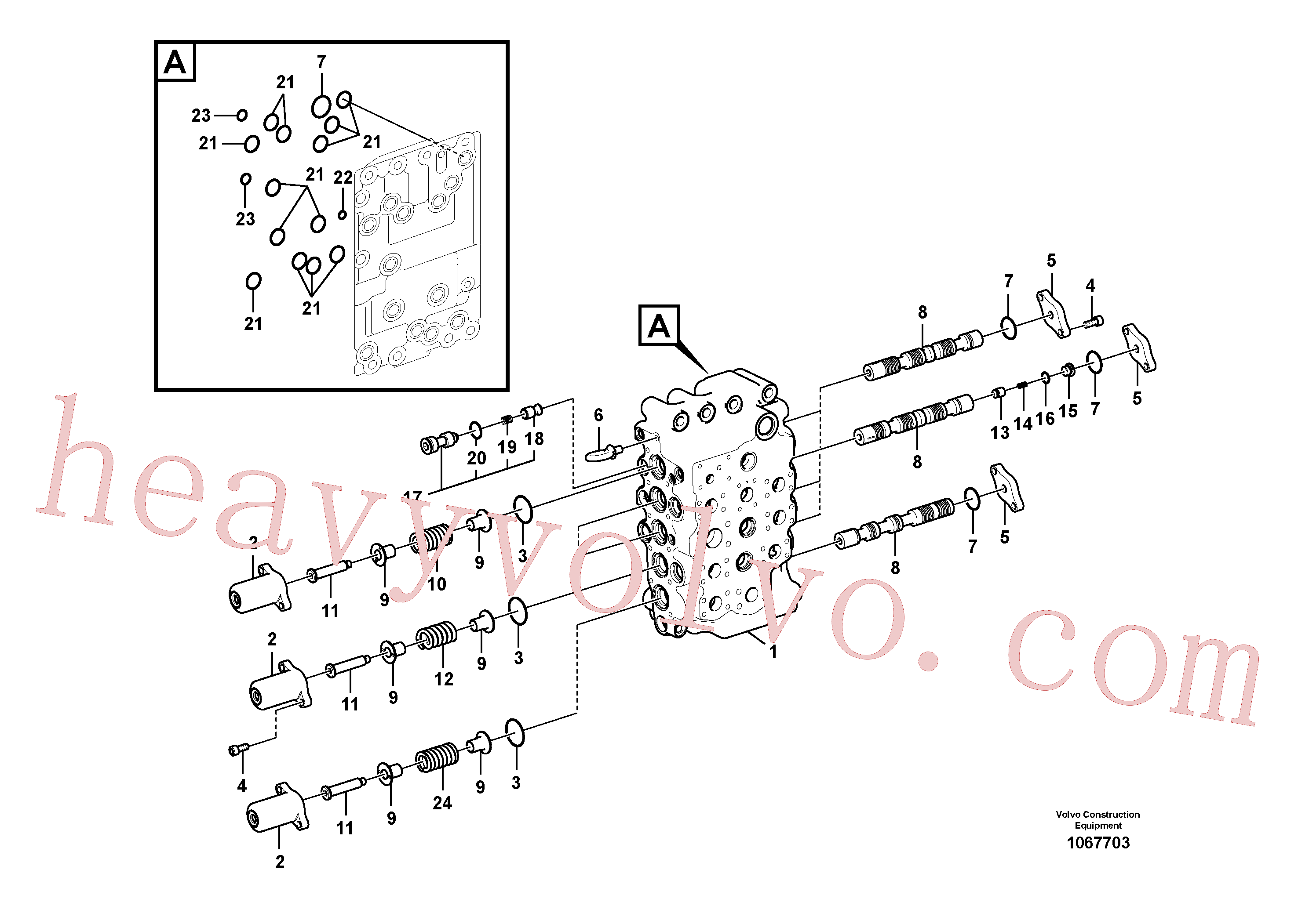 Volvo Assembly VOE14632335 Control valve for sale