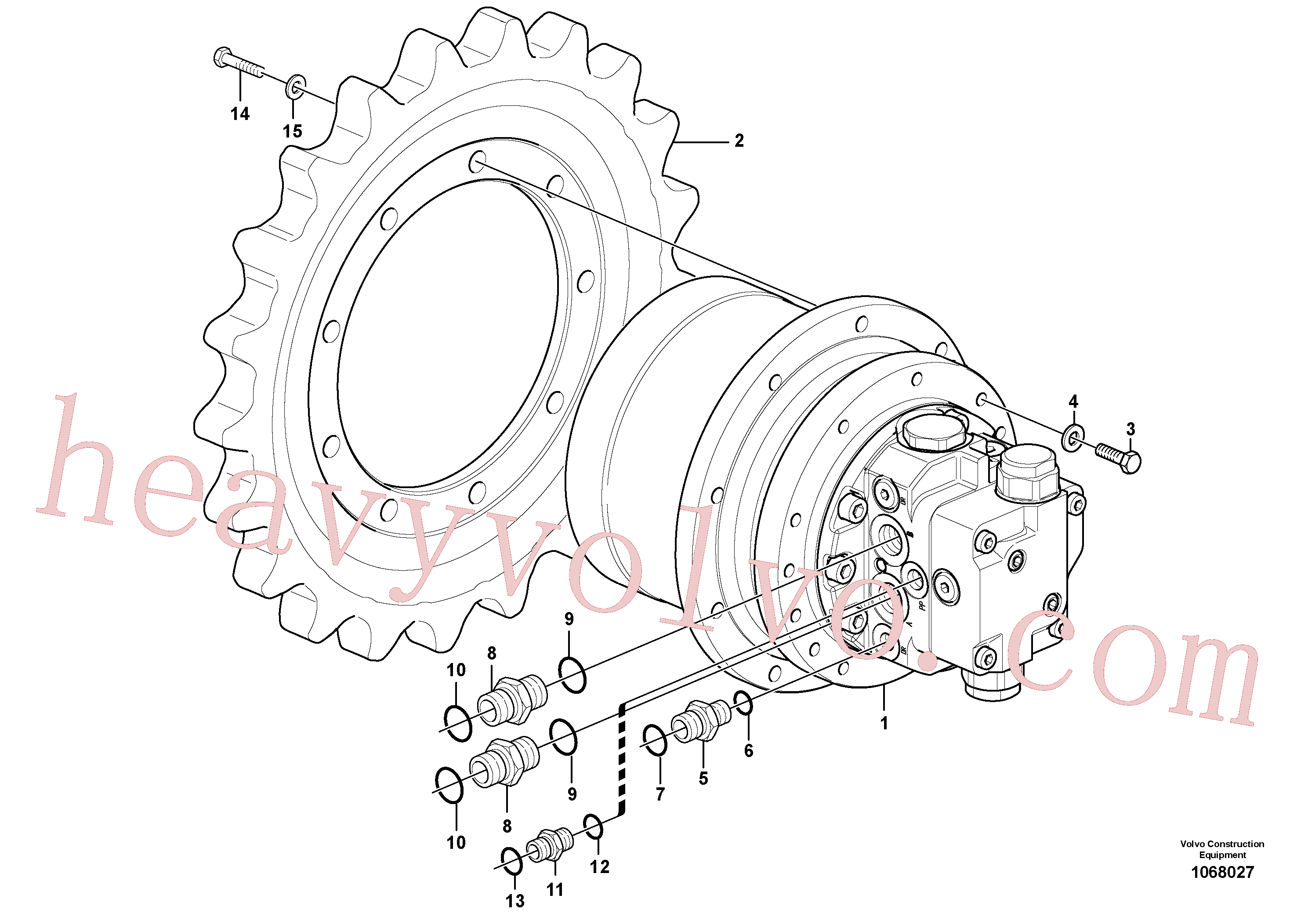 Volvo Assembly VOE15092805 Sealing kit for sale